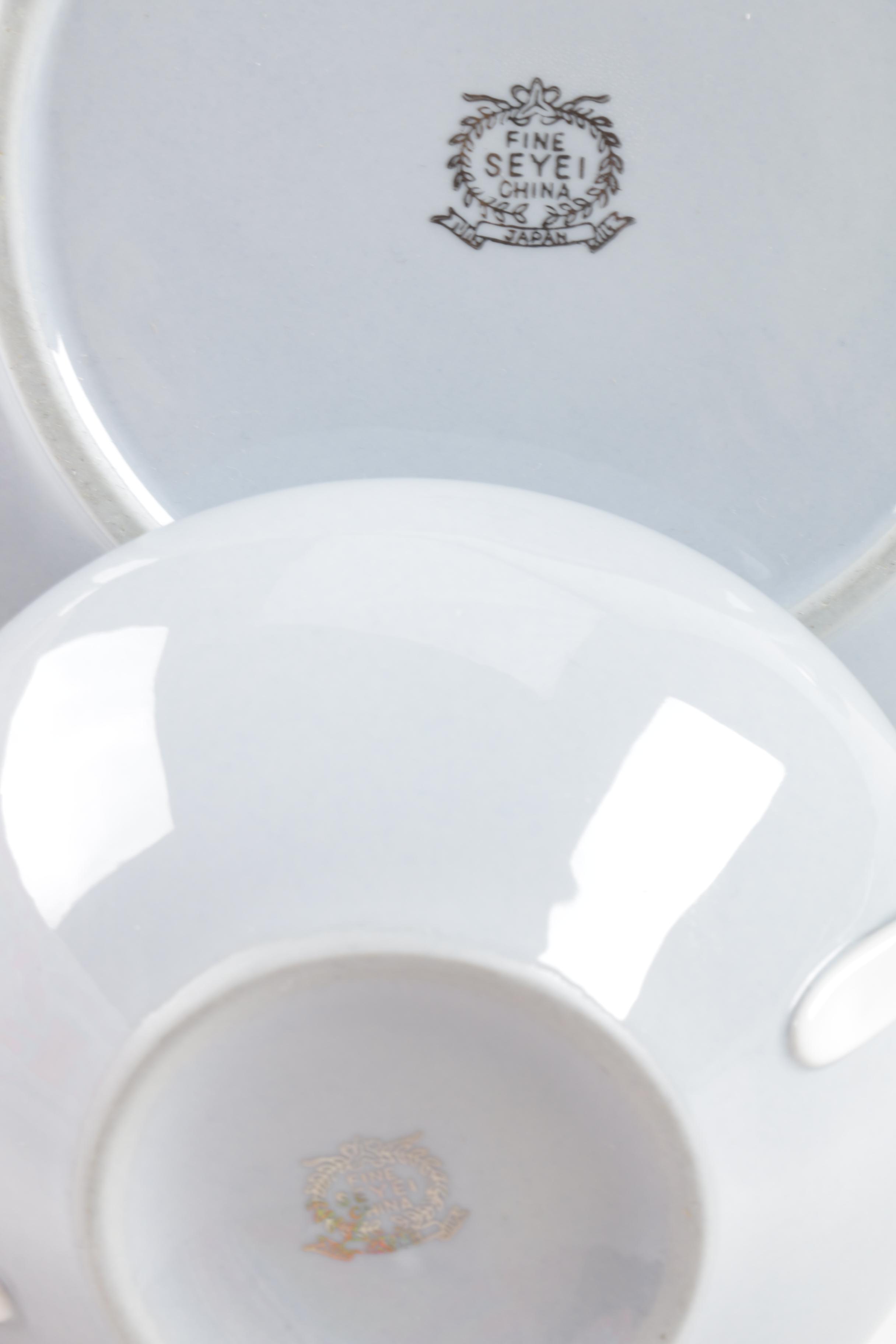 Japanese Seyei Porcelain Tableware