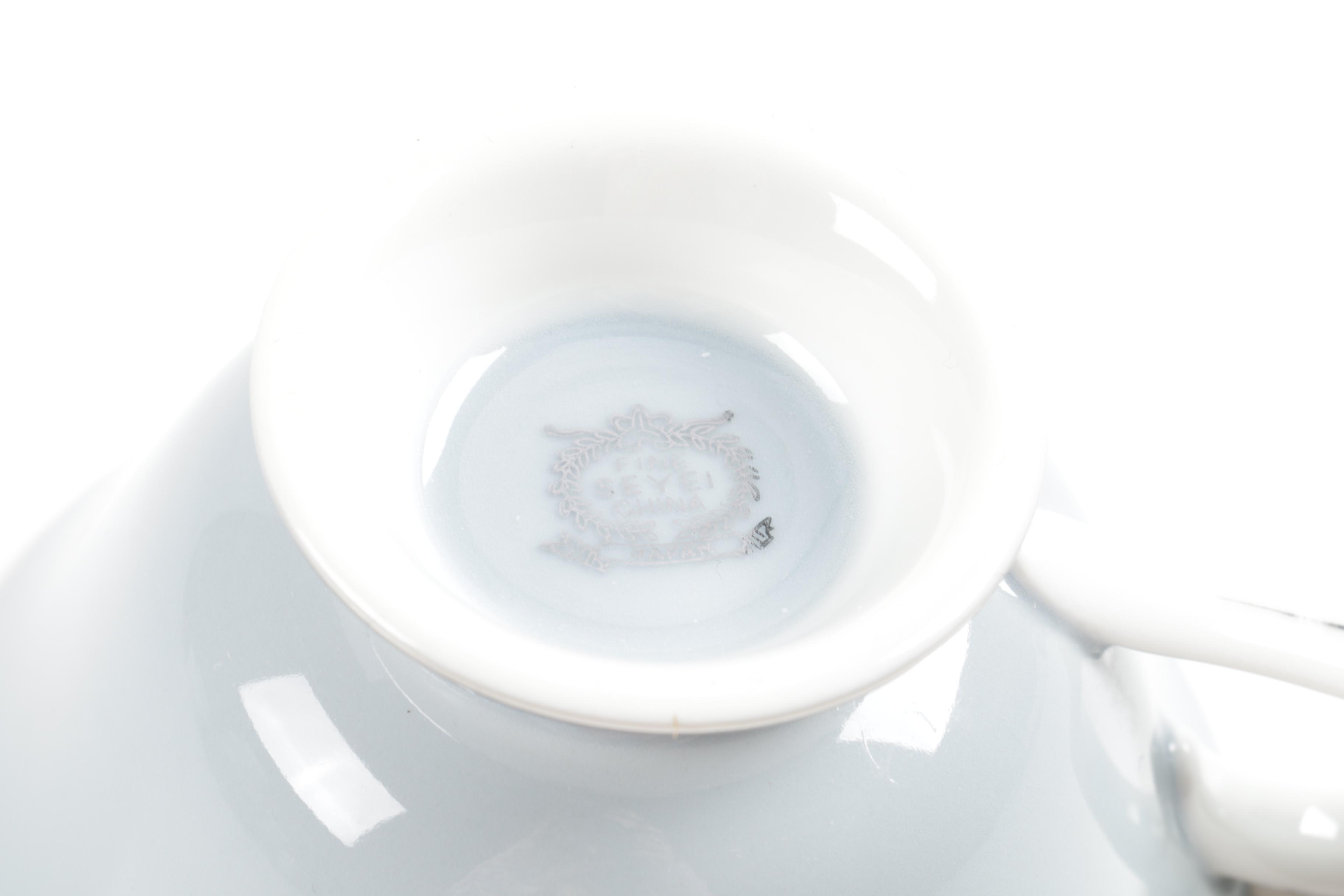 Japanese Seyei Porcelain Tableware