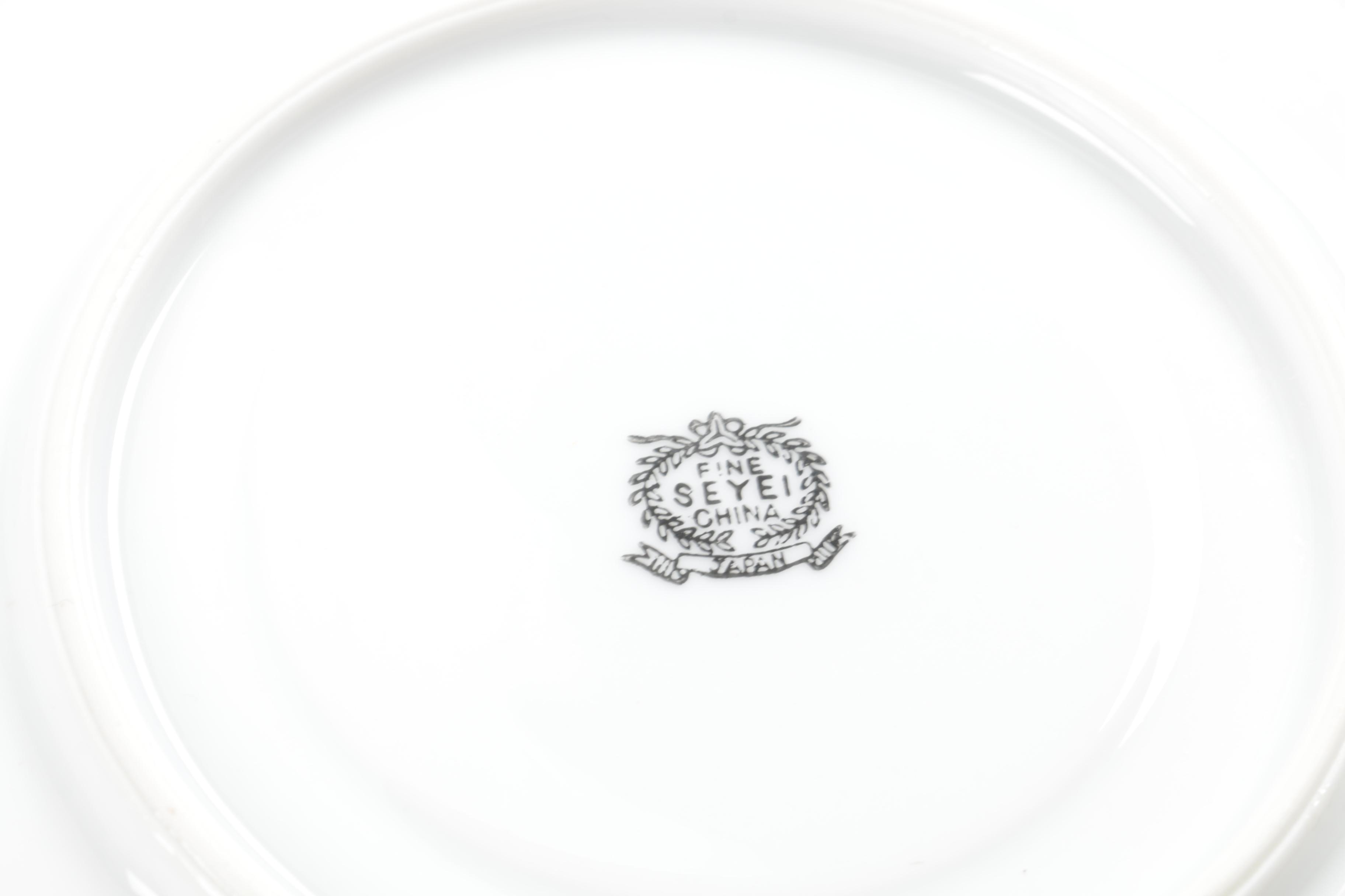 Japanese Seyei Porcelain Tableware