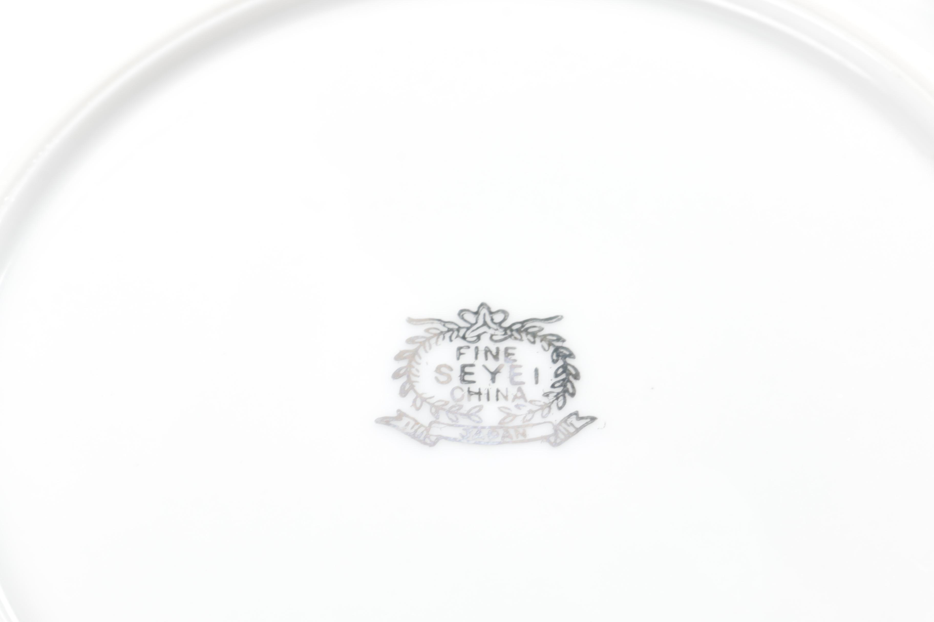 Japanese Seyei Porcelain Tableware