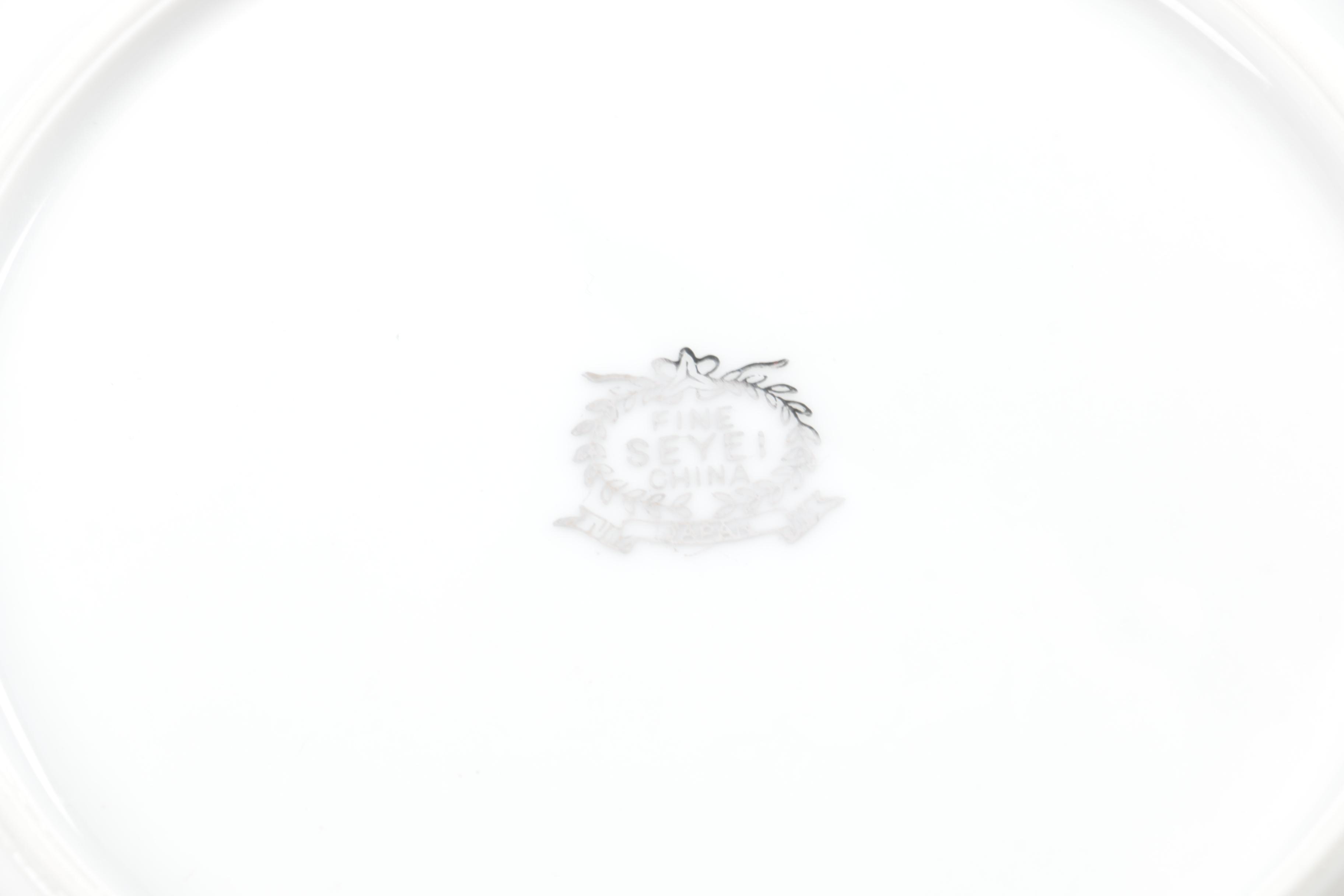 Japanese Seyei Porcelain Tableware