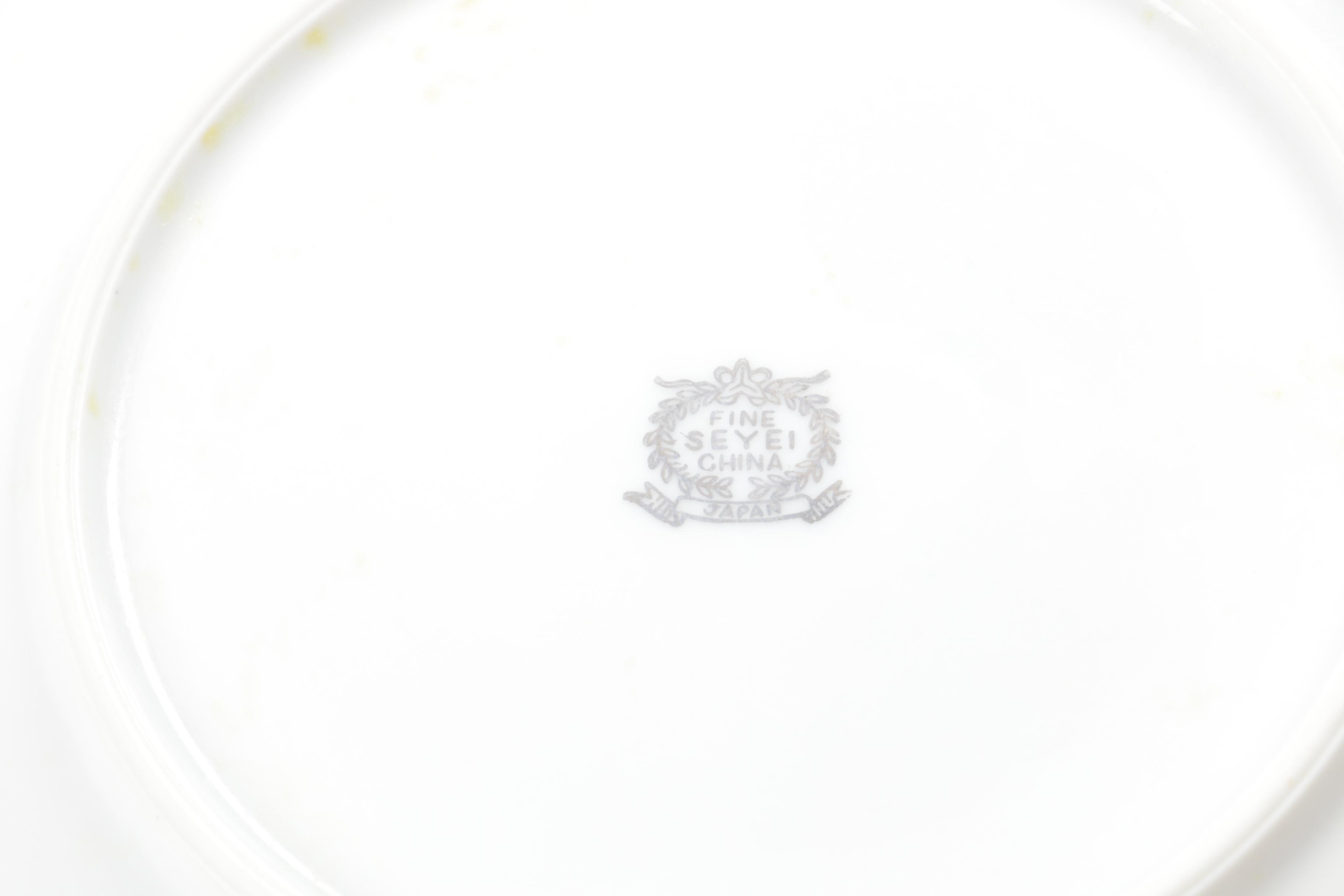 Japanese Seyei Porcelain Tableware