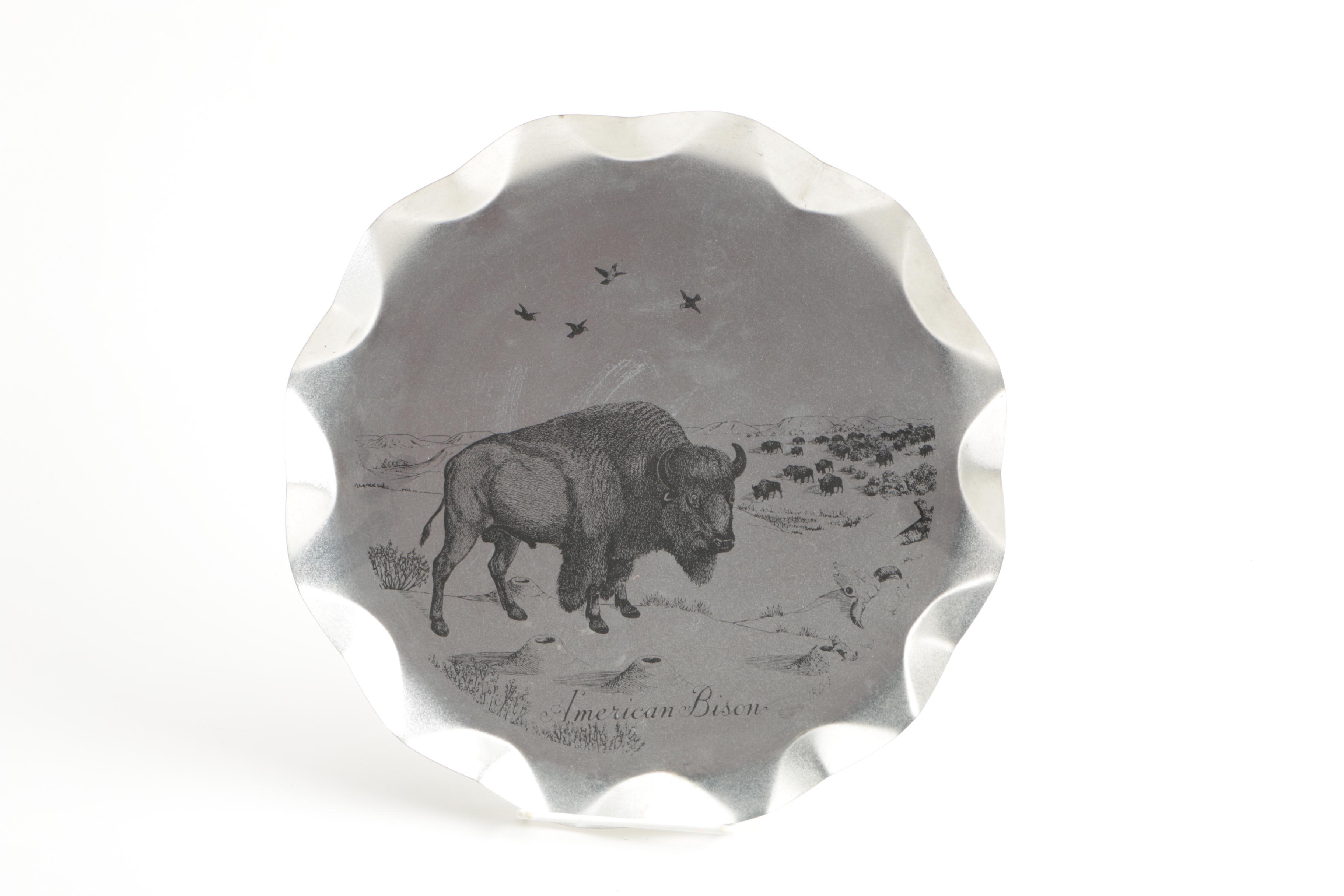 Wilderness Themed Decorative Metal Plates