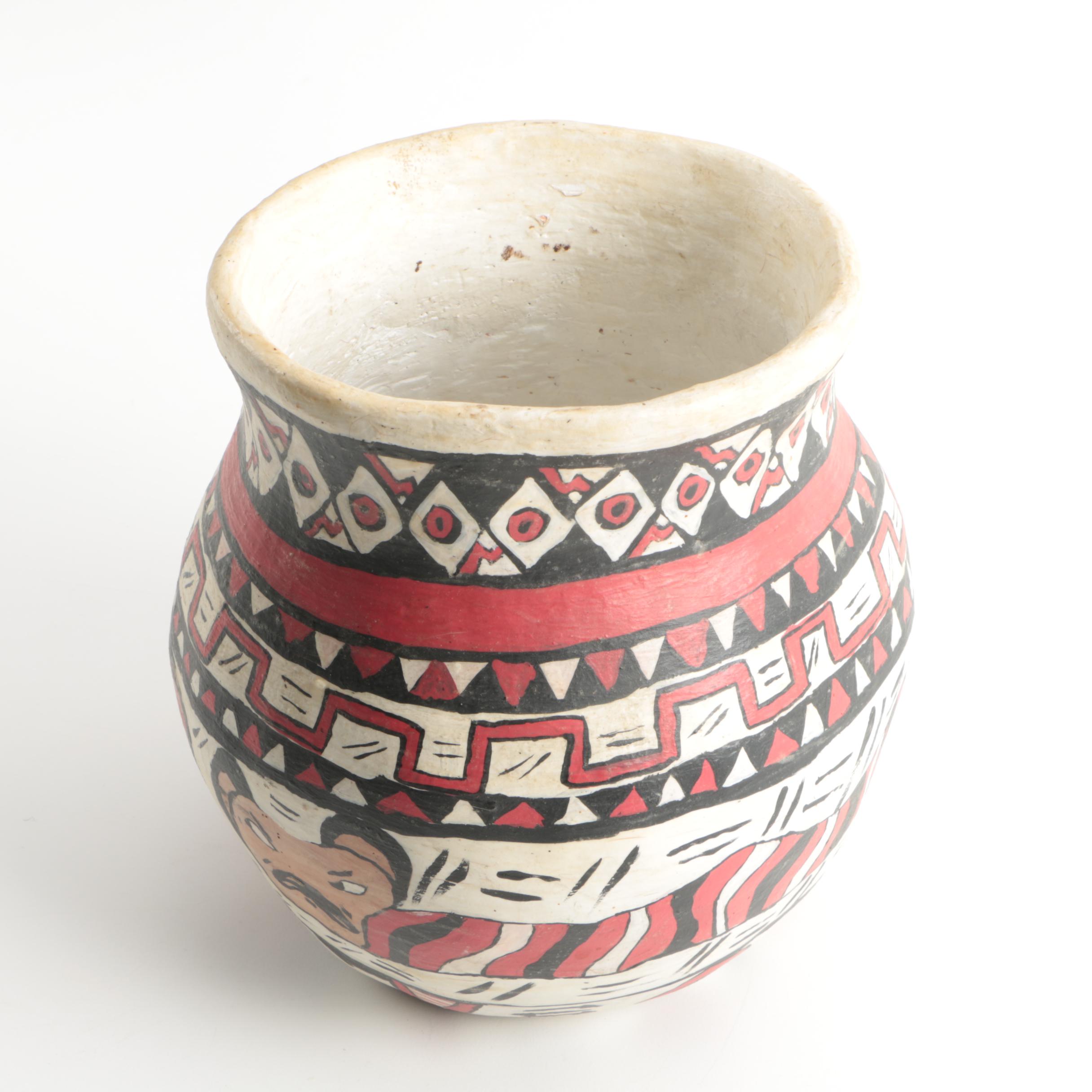 Signed Hand Made Ceramic Vase