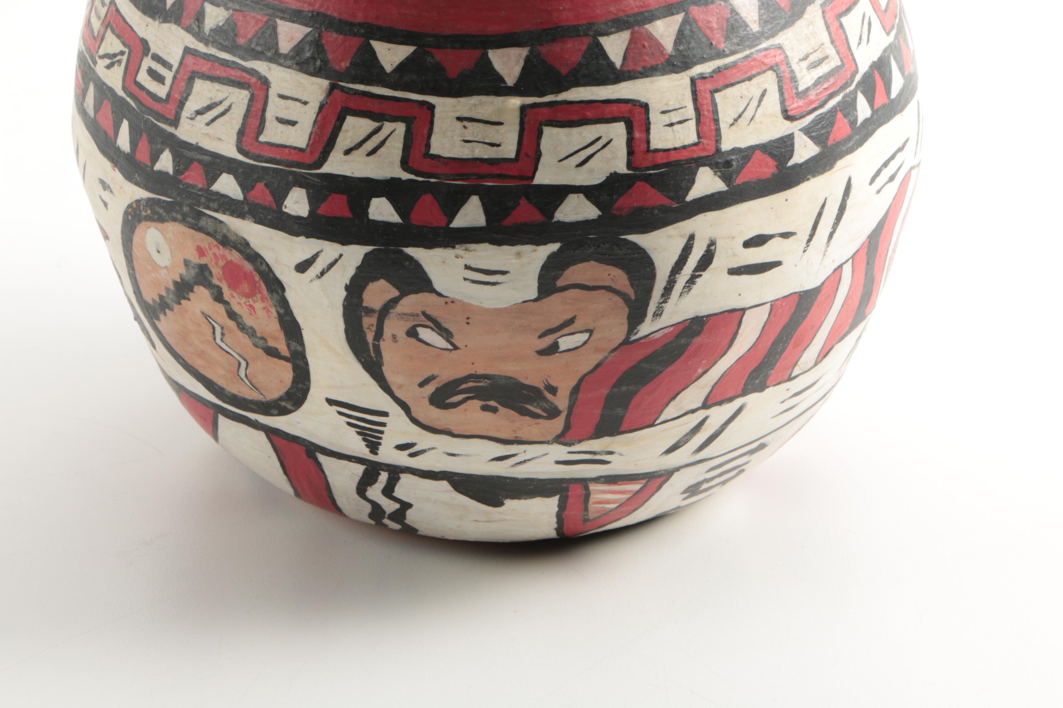 Signed Hand Made Ceramic Vase