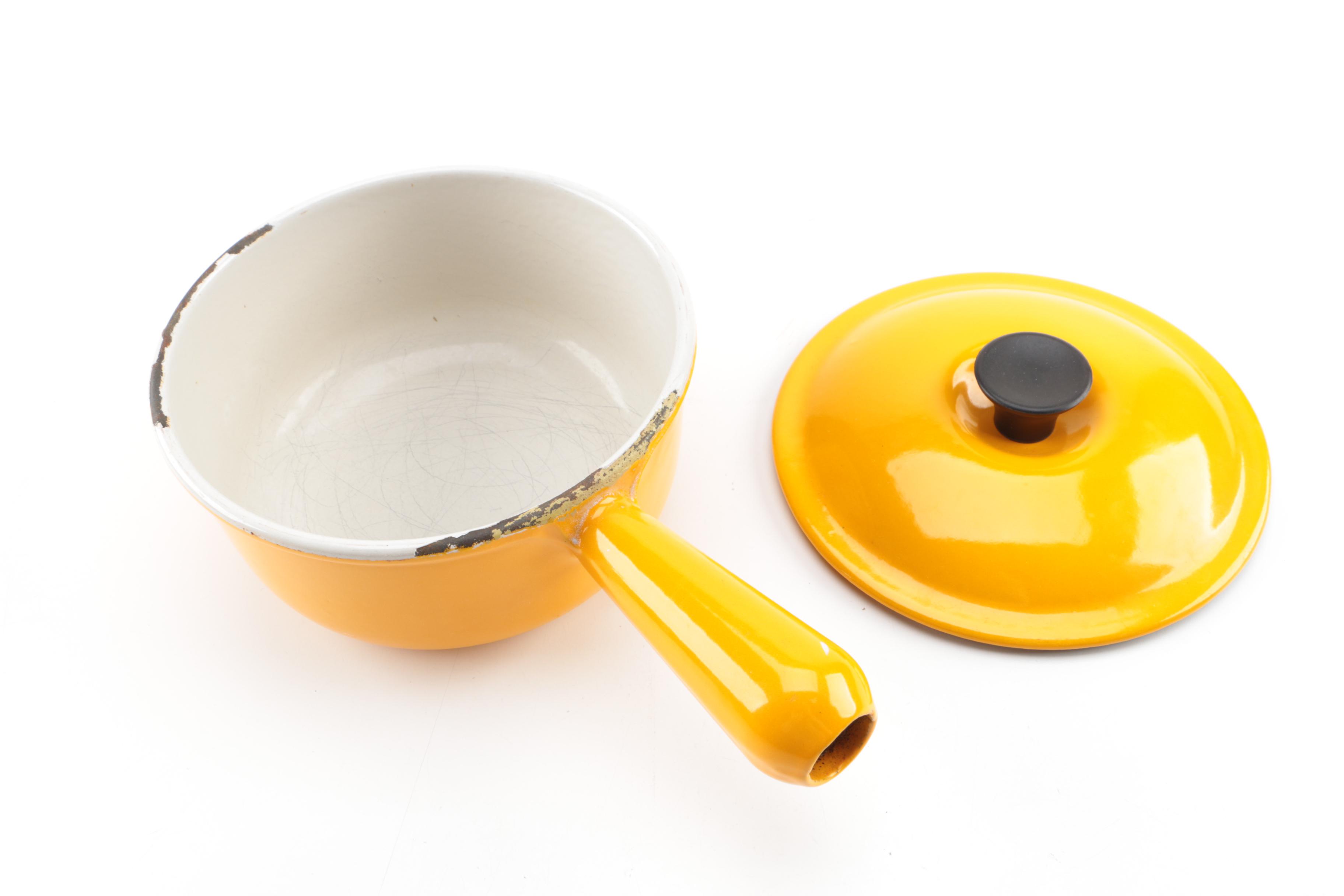 Le Creuset Cast Iron Enamel Pots EBTH