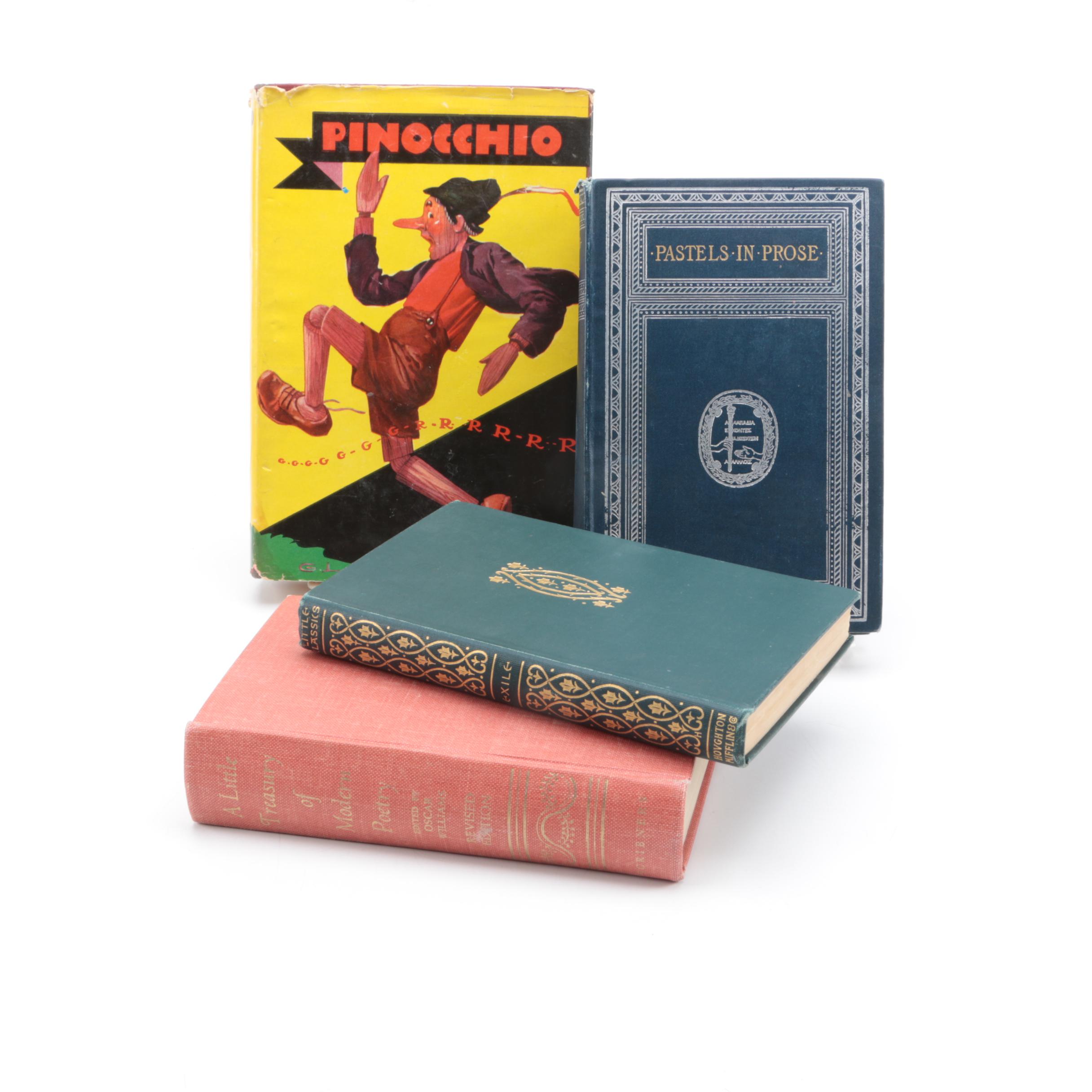 Four Fiction and Poetry Books