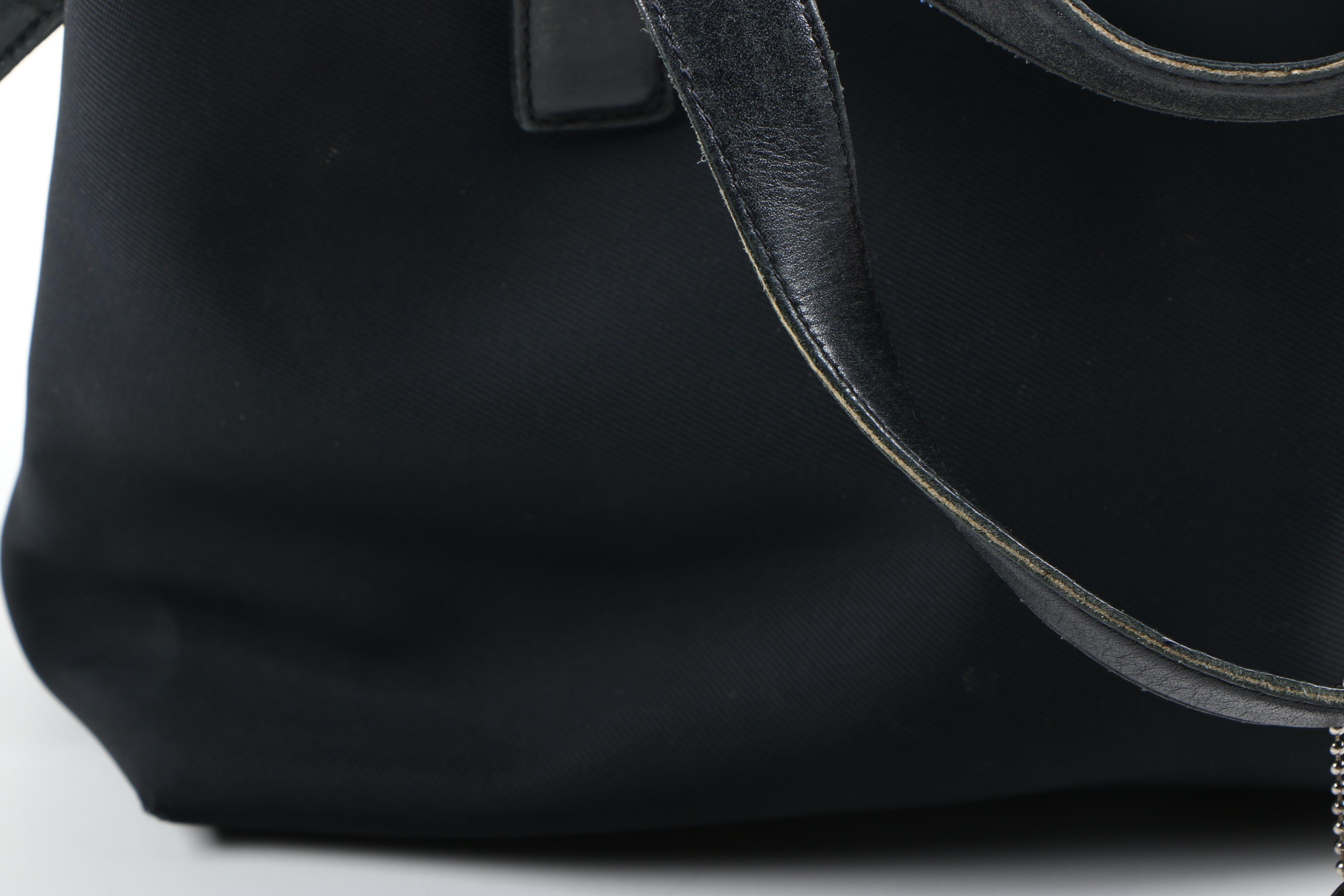 Coach Mercer Twill and Leather Tote Bag