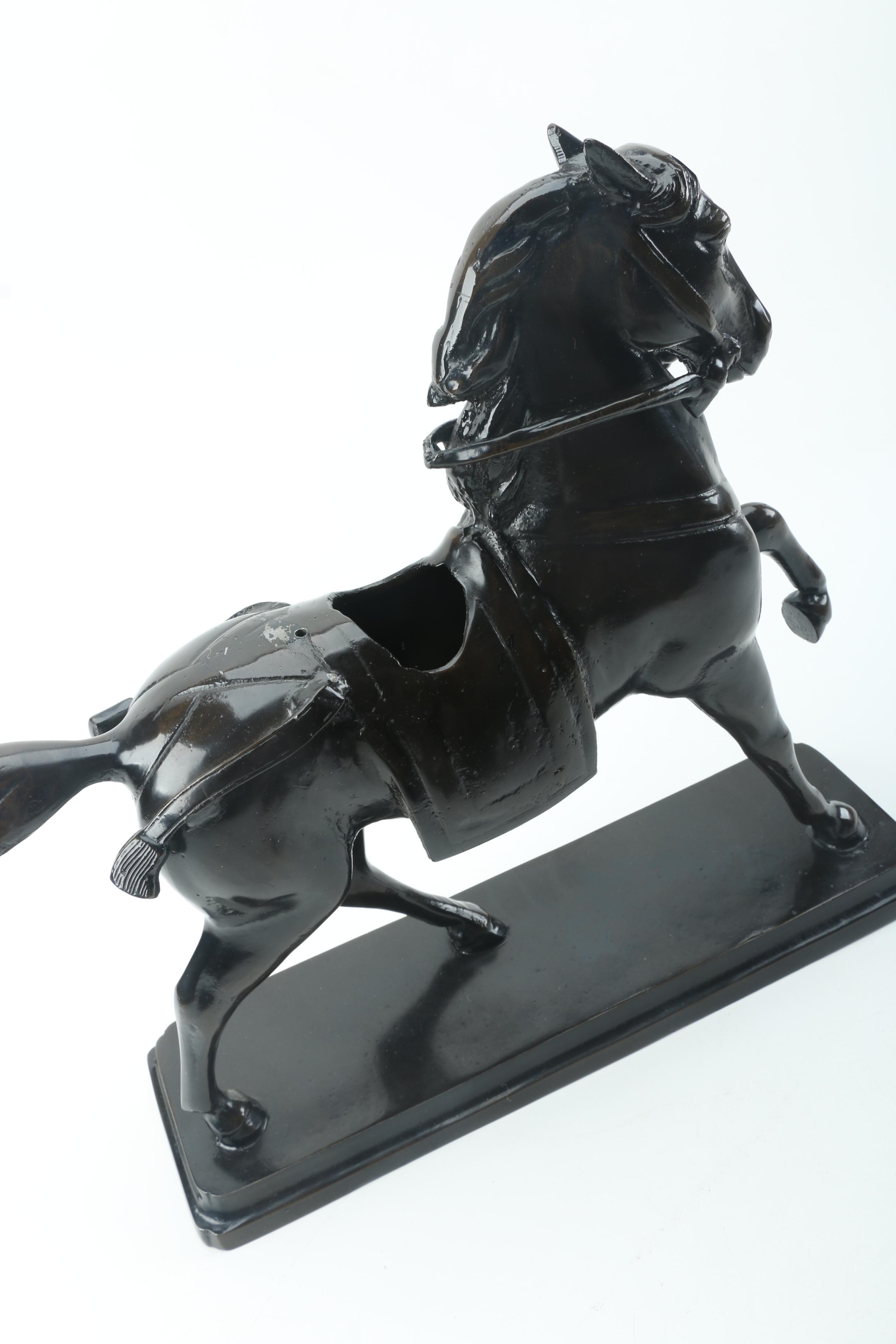Mounted Samurai Sculpture
