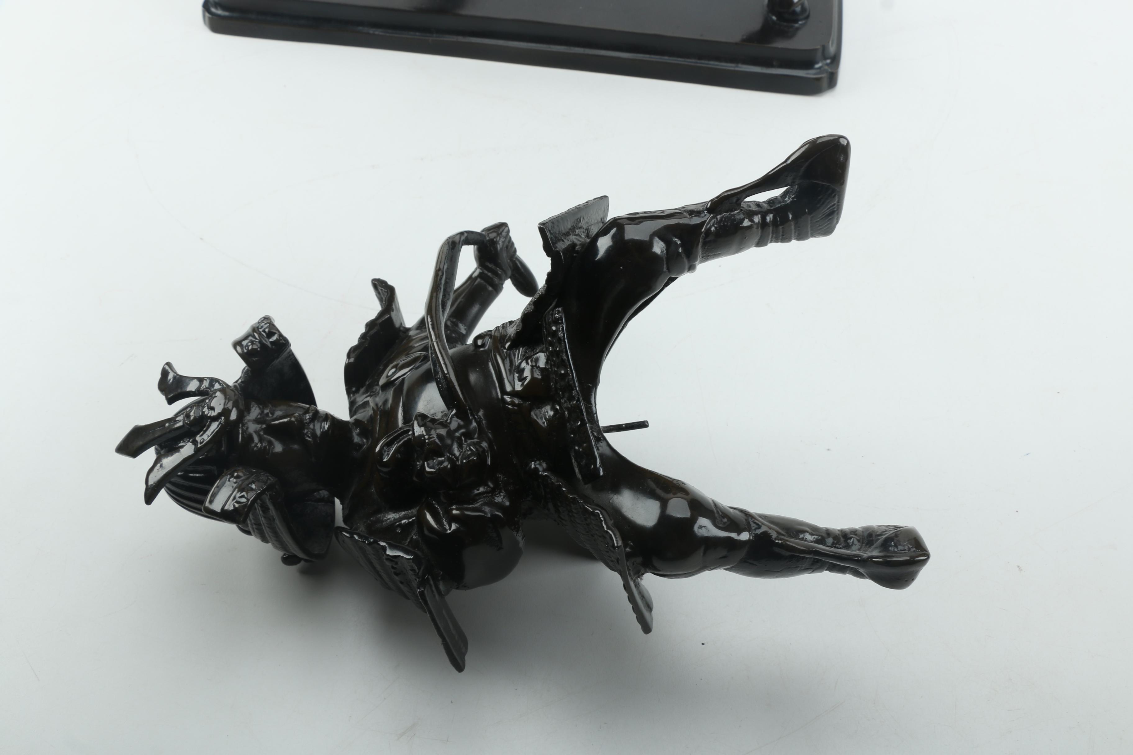 Mounted Samurai Sculpture