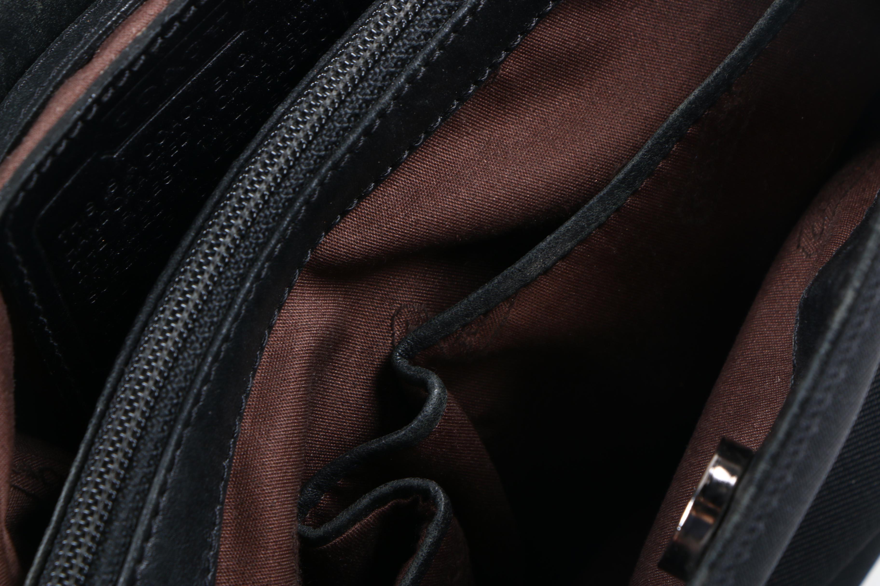 Coach Mercer Twill and Leather Tote Bag