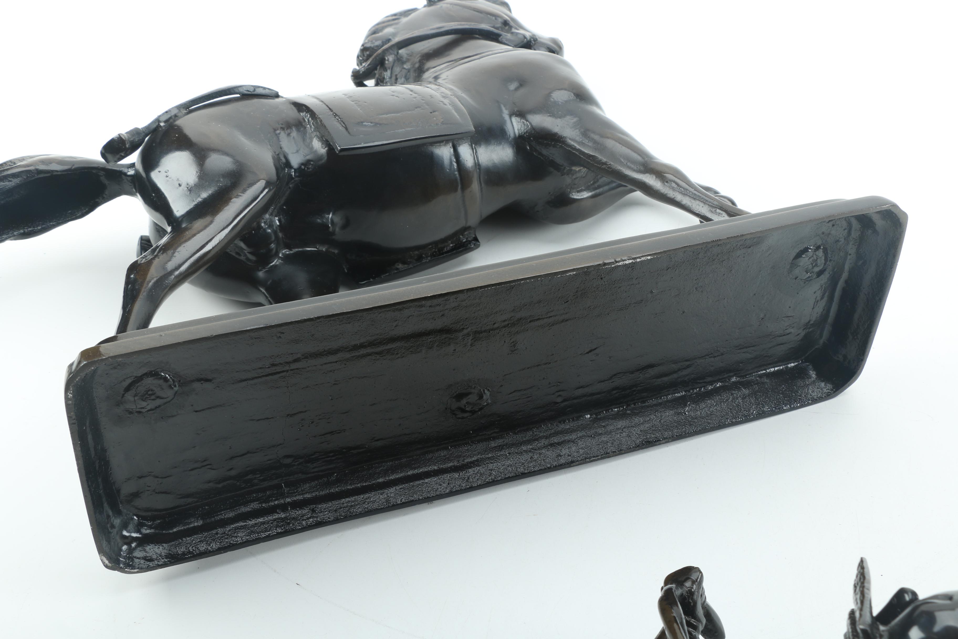 Mounted Samurai Sculpture