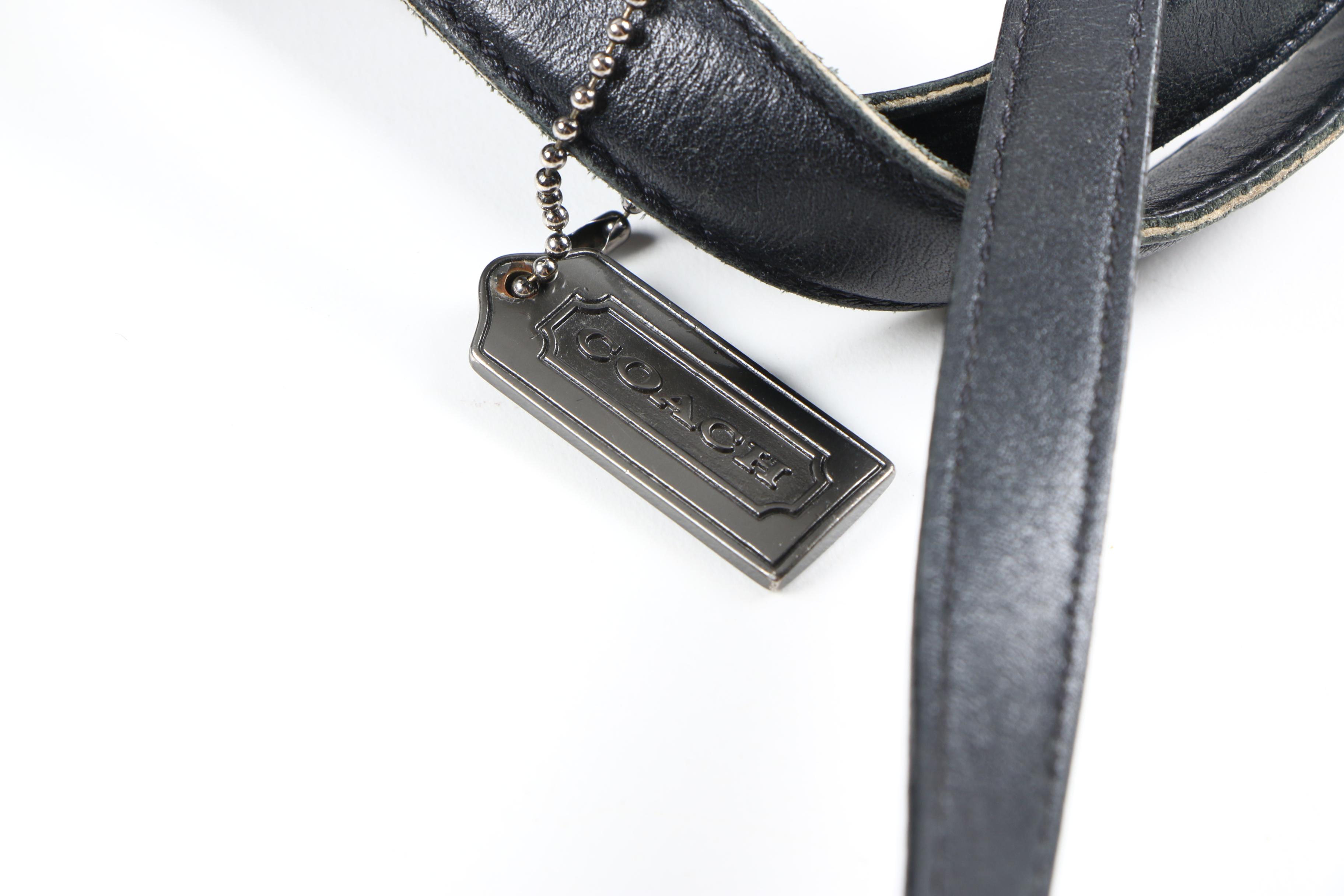 Coach Mercer Twill and Leather Tote Bag