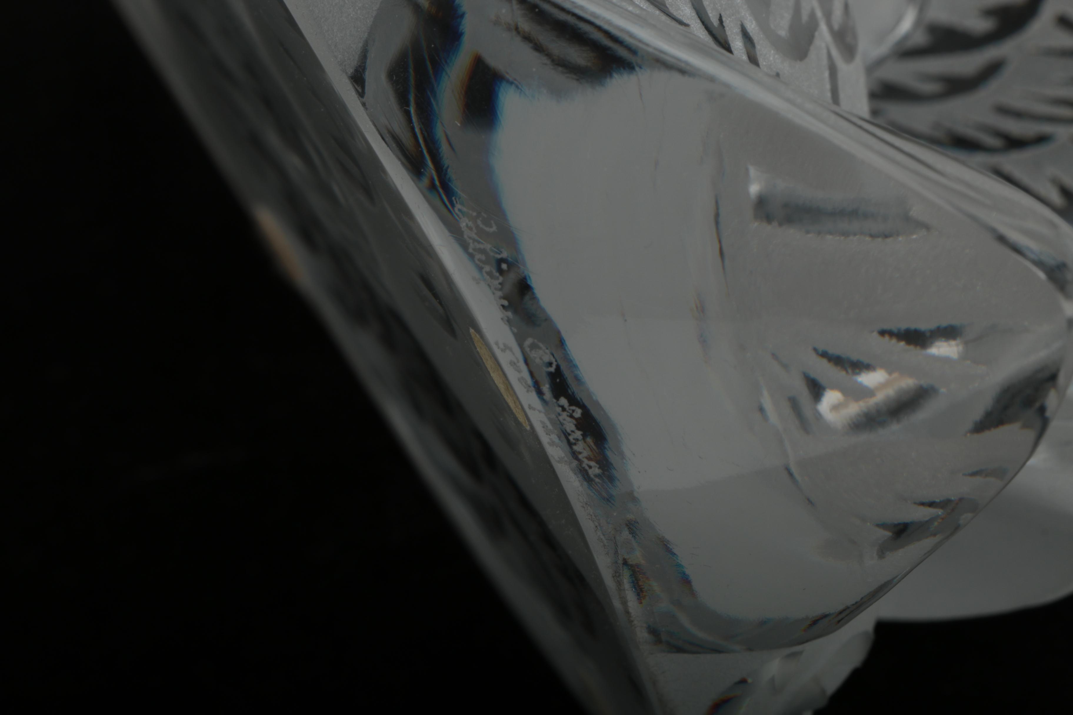 "Miroir Cygne" Lalique Crystal "Swan Head Up"