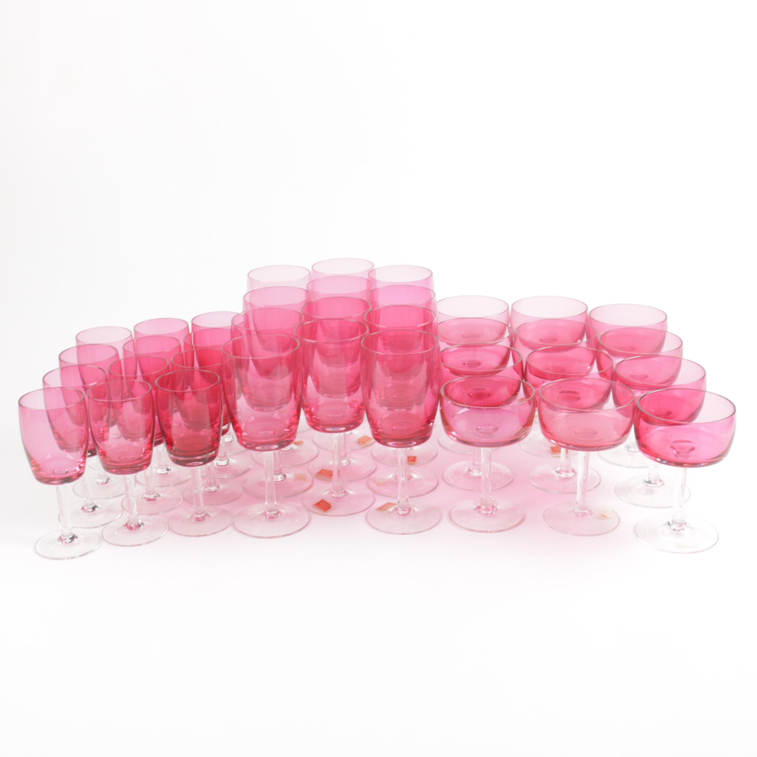 Vintage Gorham "Reizart" Hand Blown Stemware