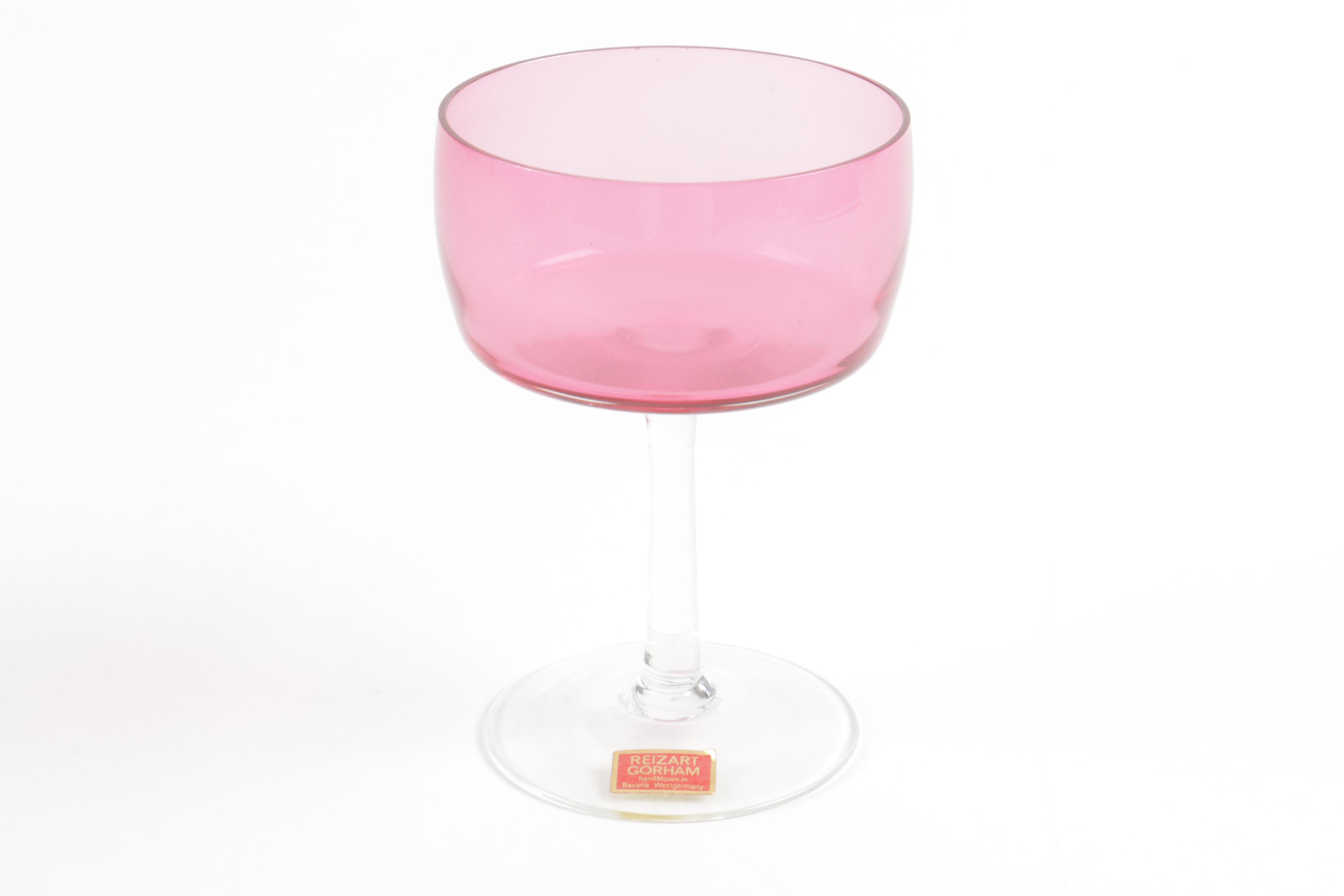 Vintage Gorham "Reizart" Hand Blown Stemware