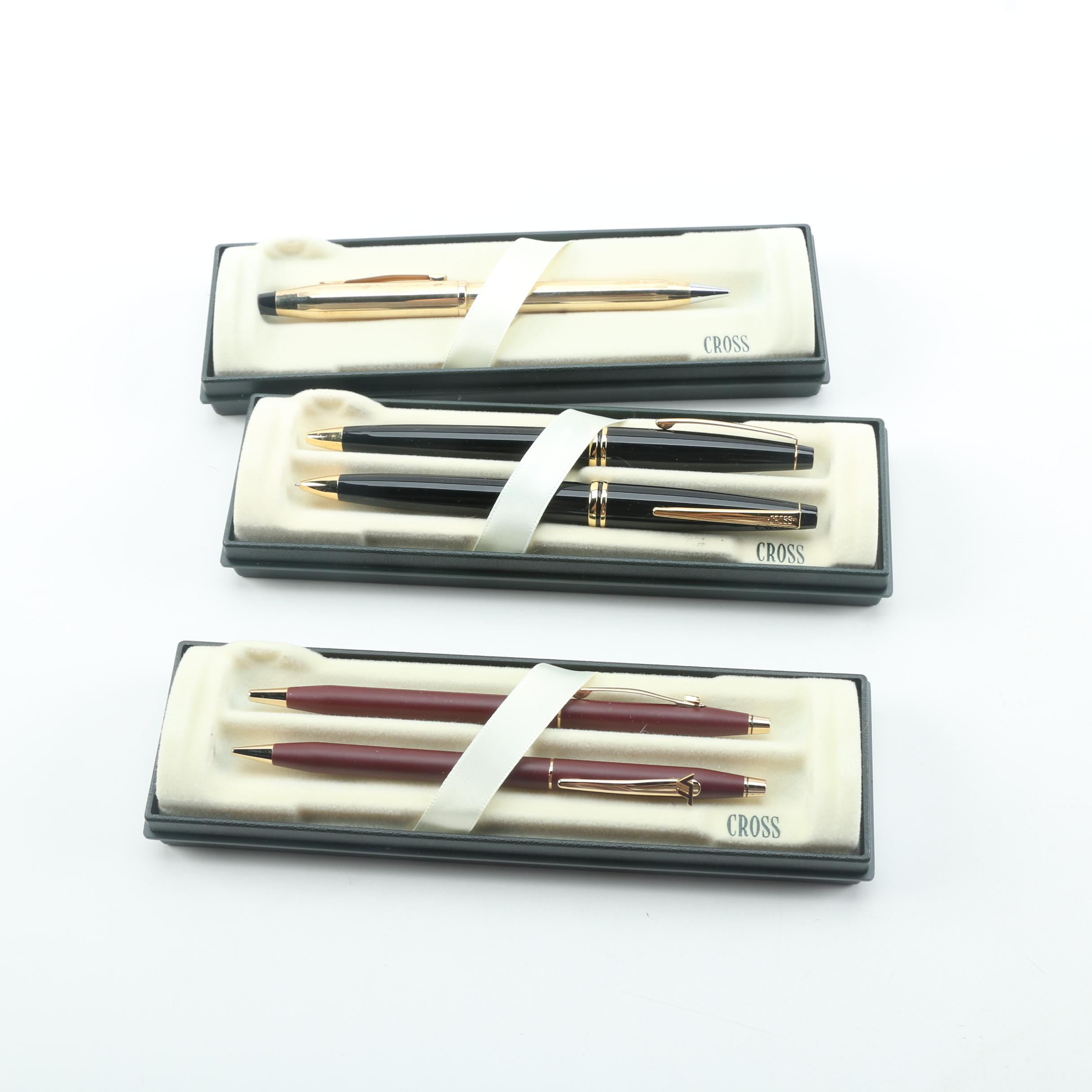 Cross Pens and Pen Sets, Including a 10K Gold Filled Pen