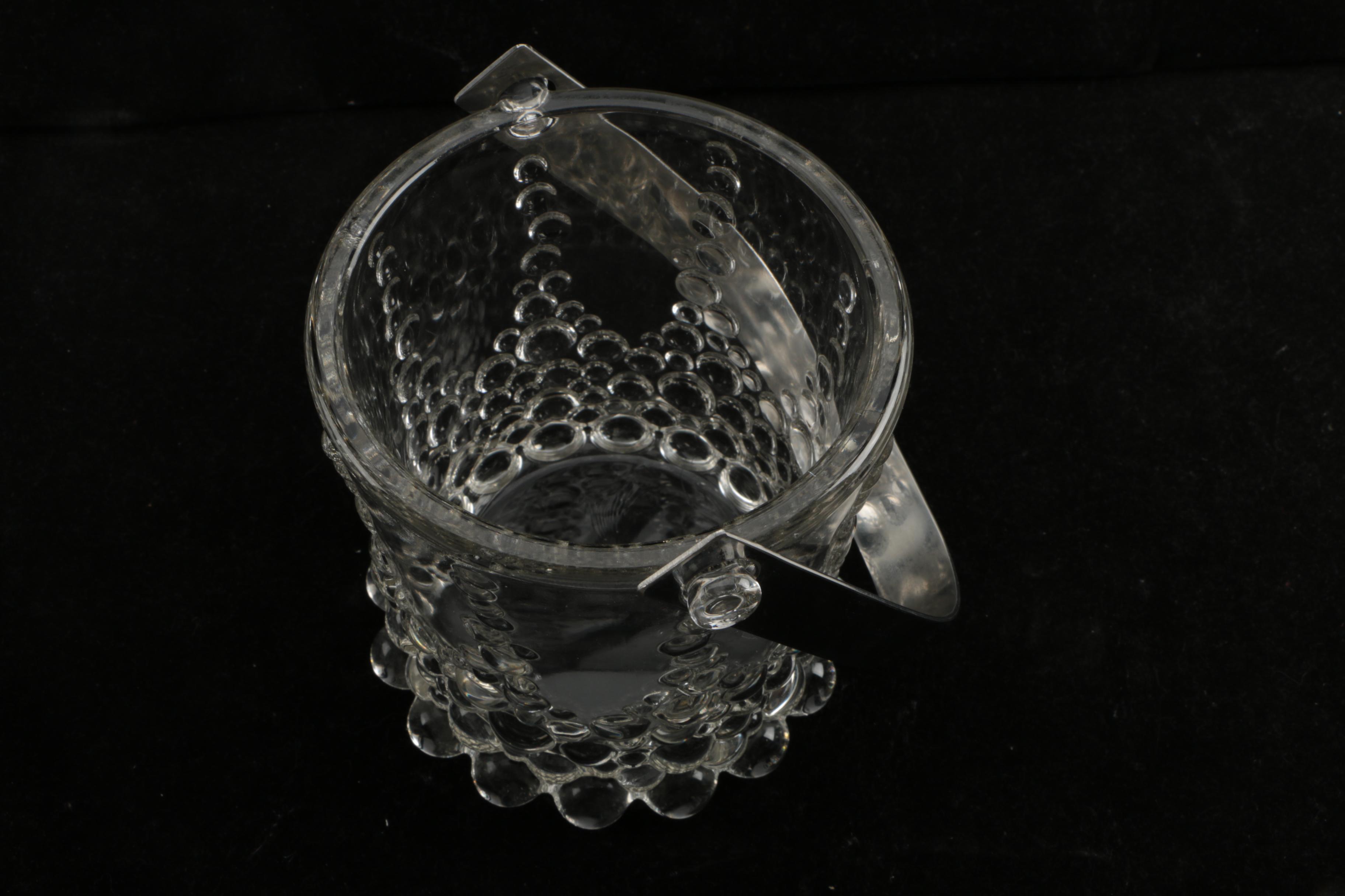 Decorative Glass Ice Bucket