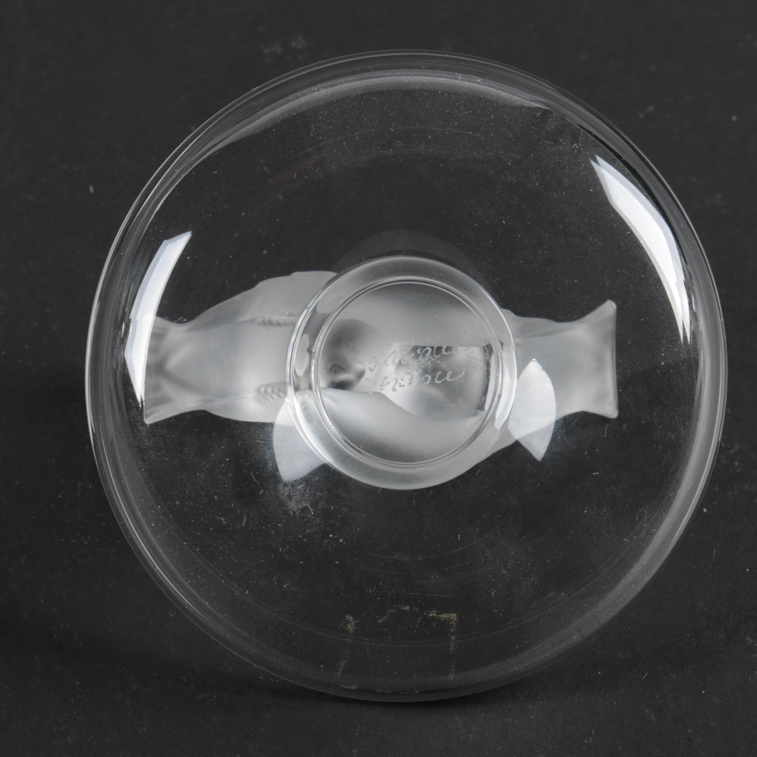 Lalique and Aldon Crystal Bird Figurines