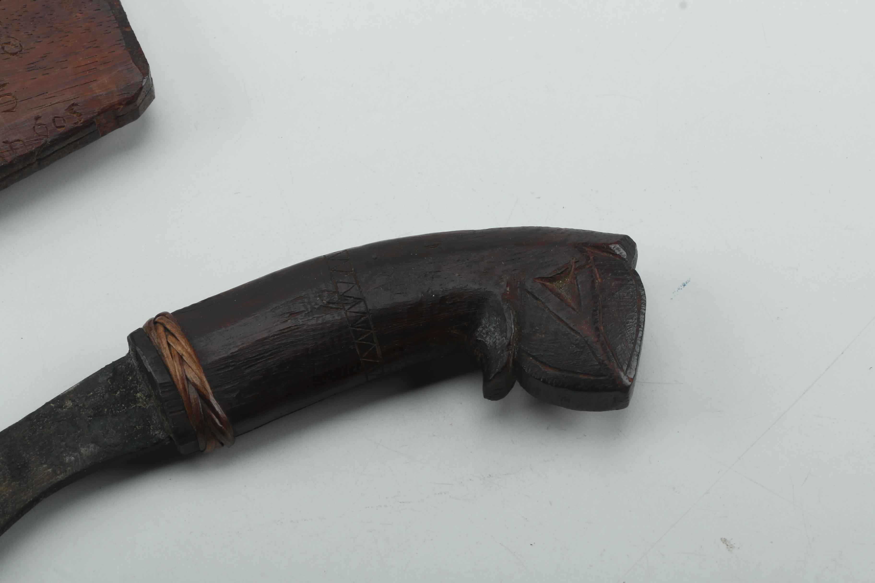 Filipino Knife With Wooden Sheath