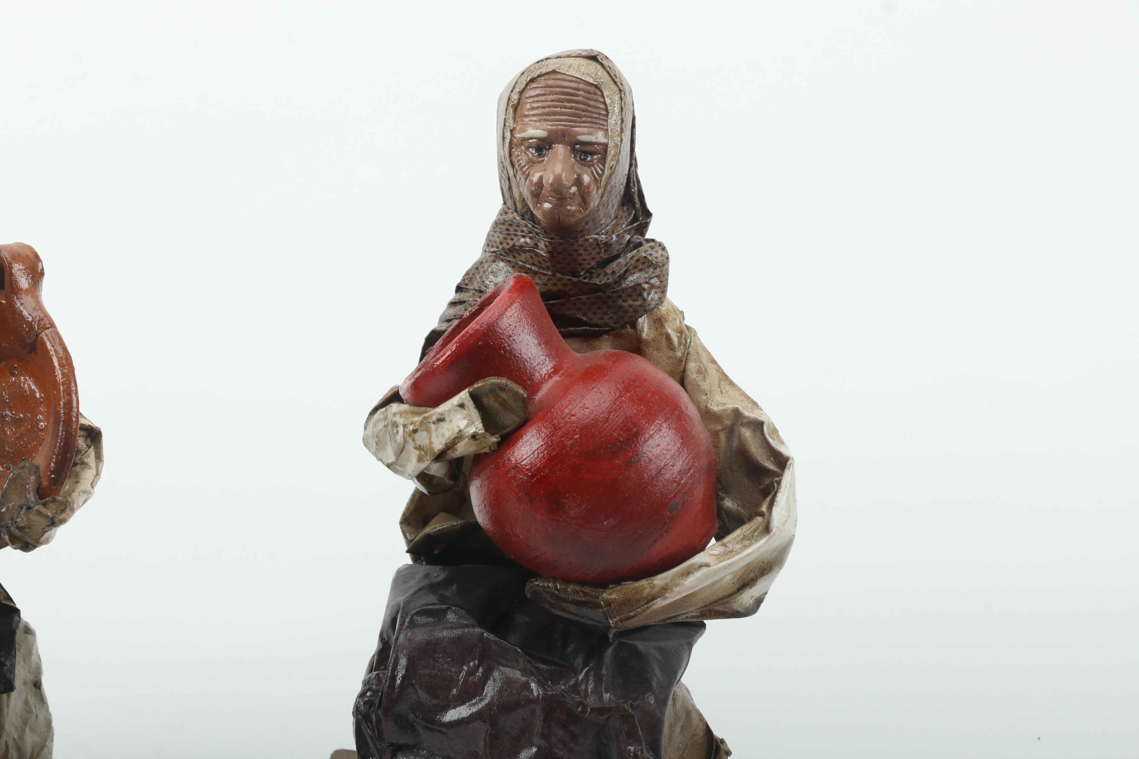 Mexican Folk Art Paper Mache Figurines