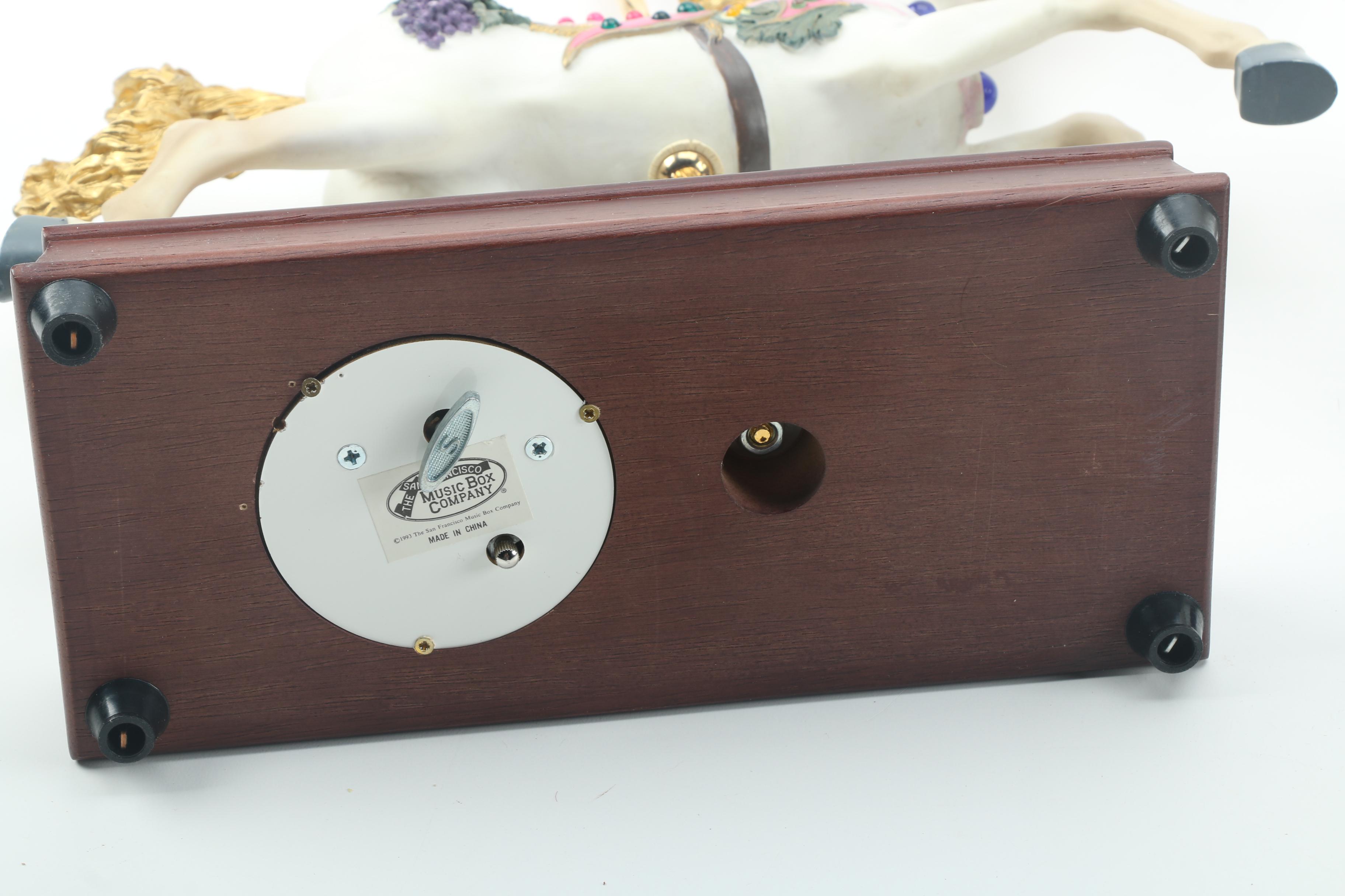 San Francisco Music Box Co "Lily Belle" Limited Edition Carousel Horses