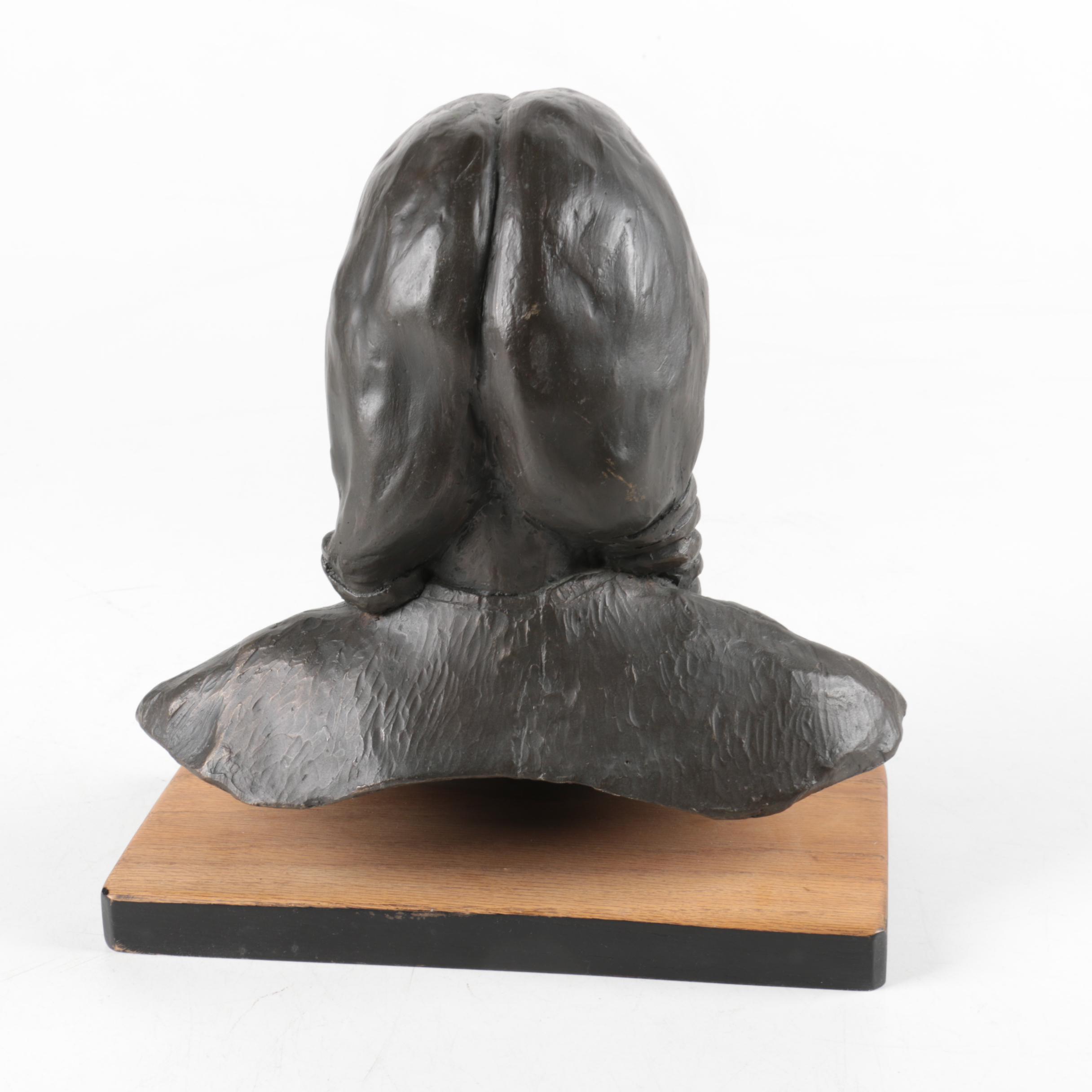 Bronze Native American Inspired Bust