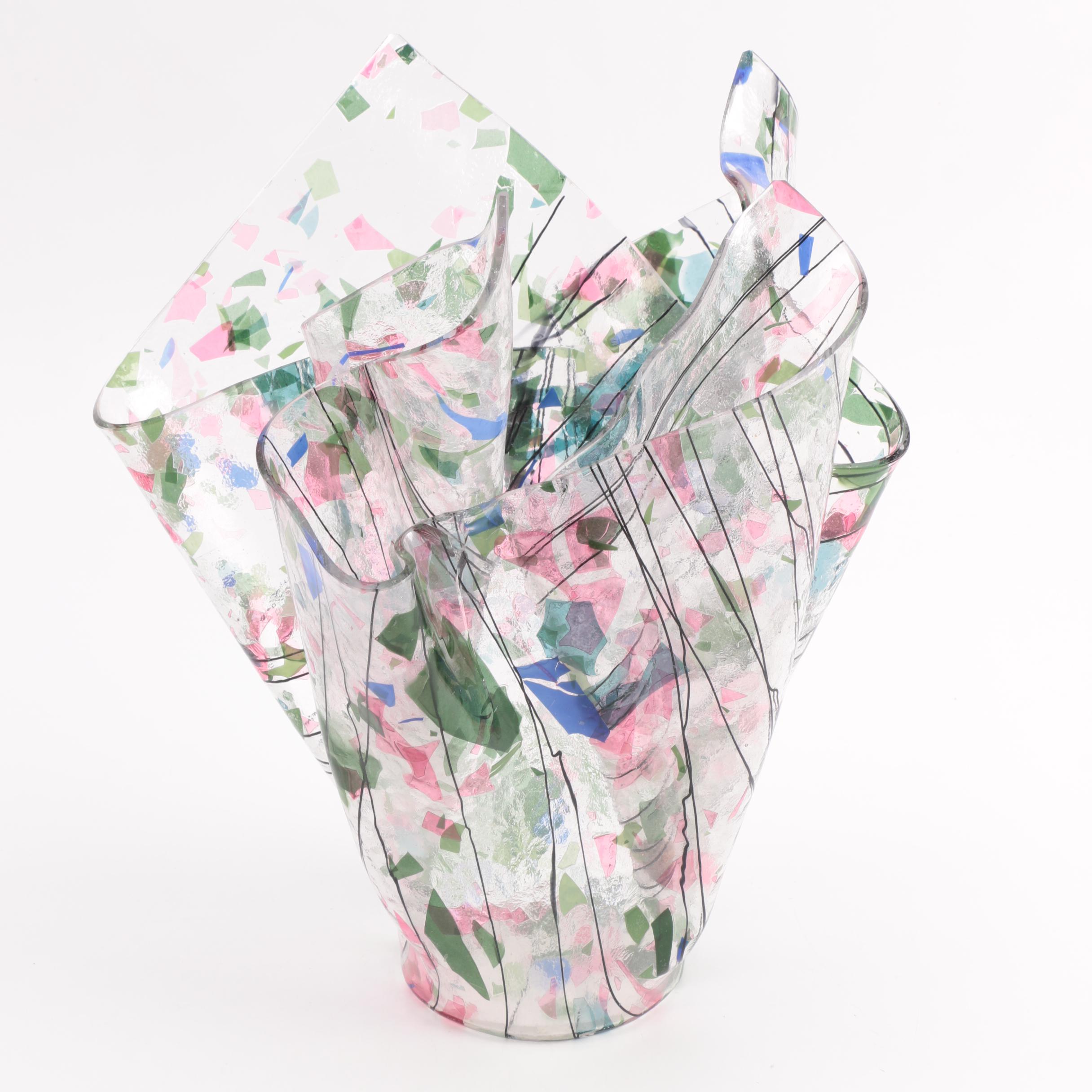 Art Glass Flower Vase