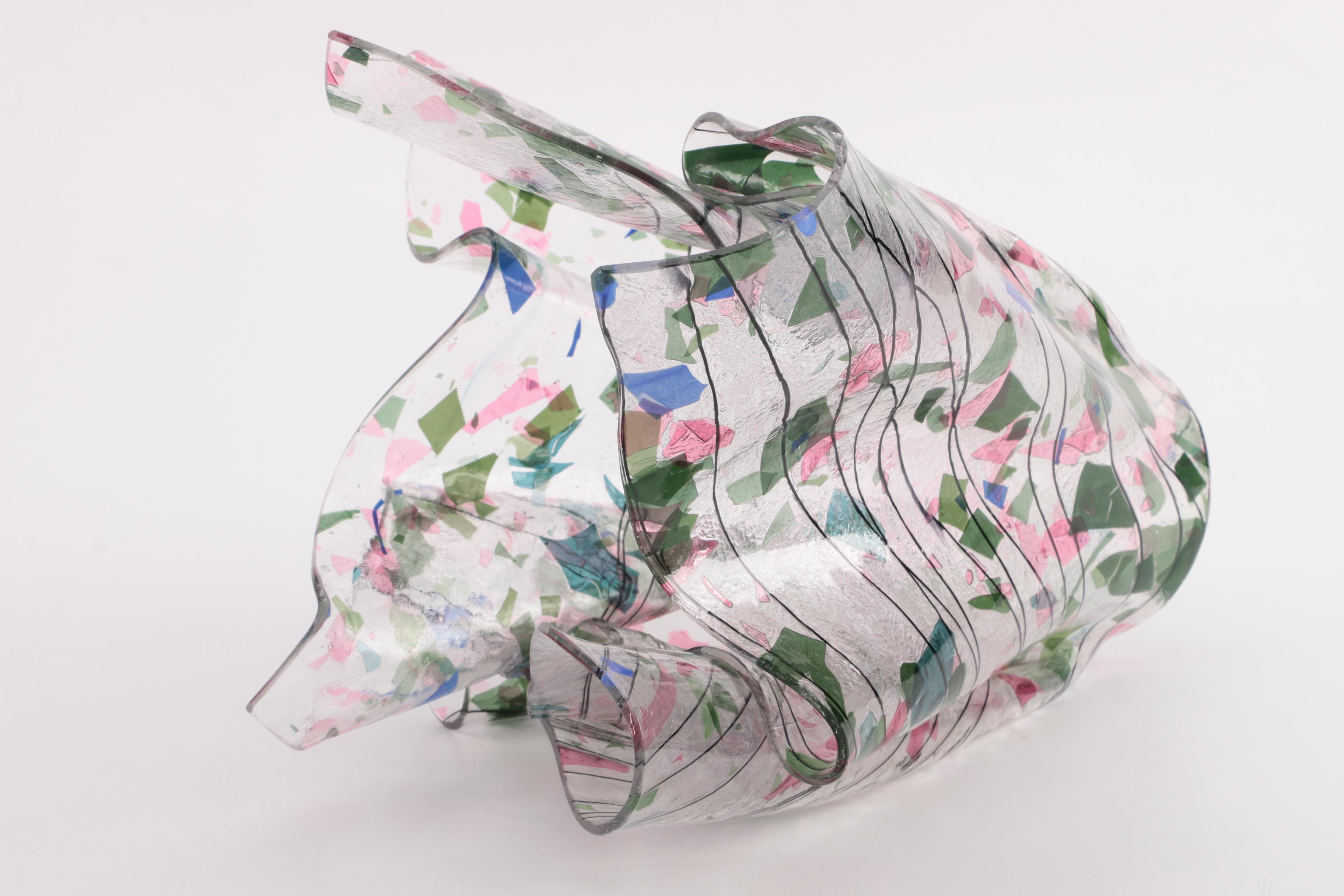 Art Glass Flower Vase