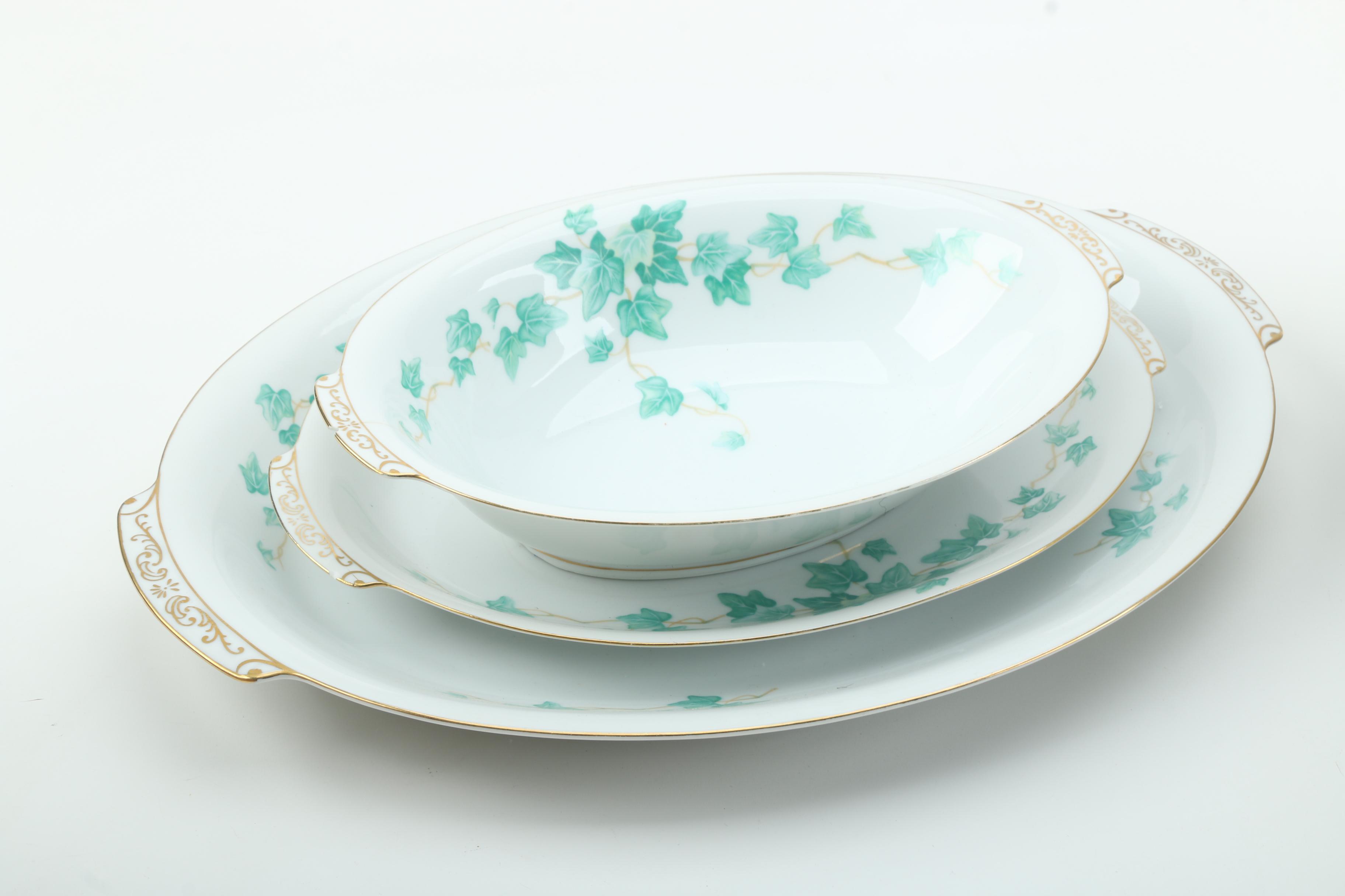 PRIORITY-Vintage Aladdin "Caprice" Porcelain Tableware
