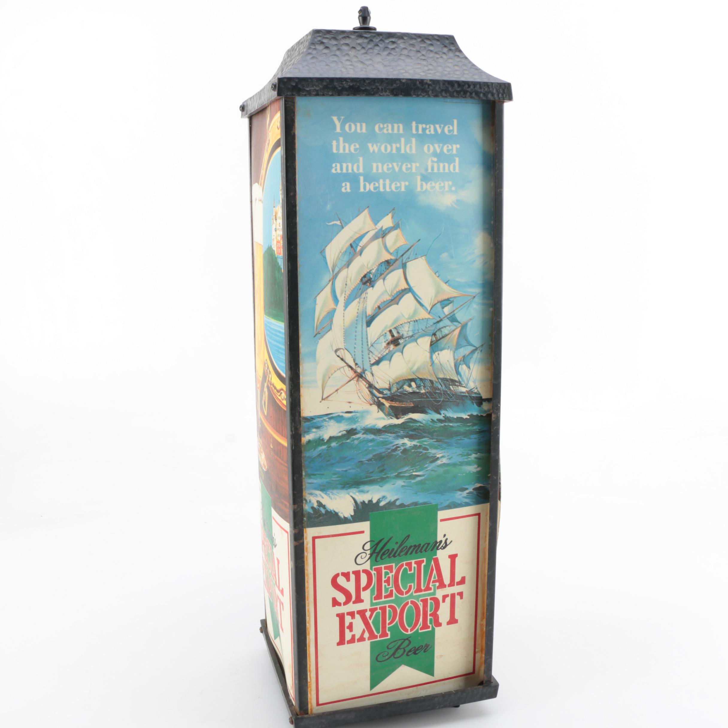 Heileman's Special Export Beer Advertising Sign