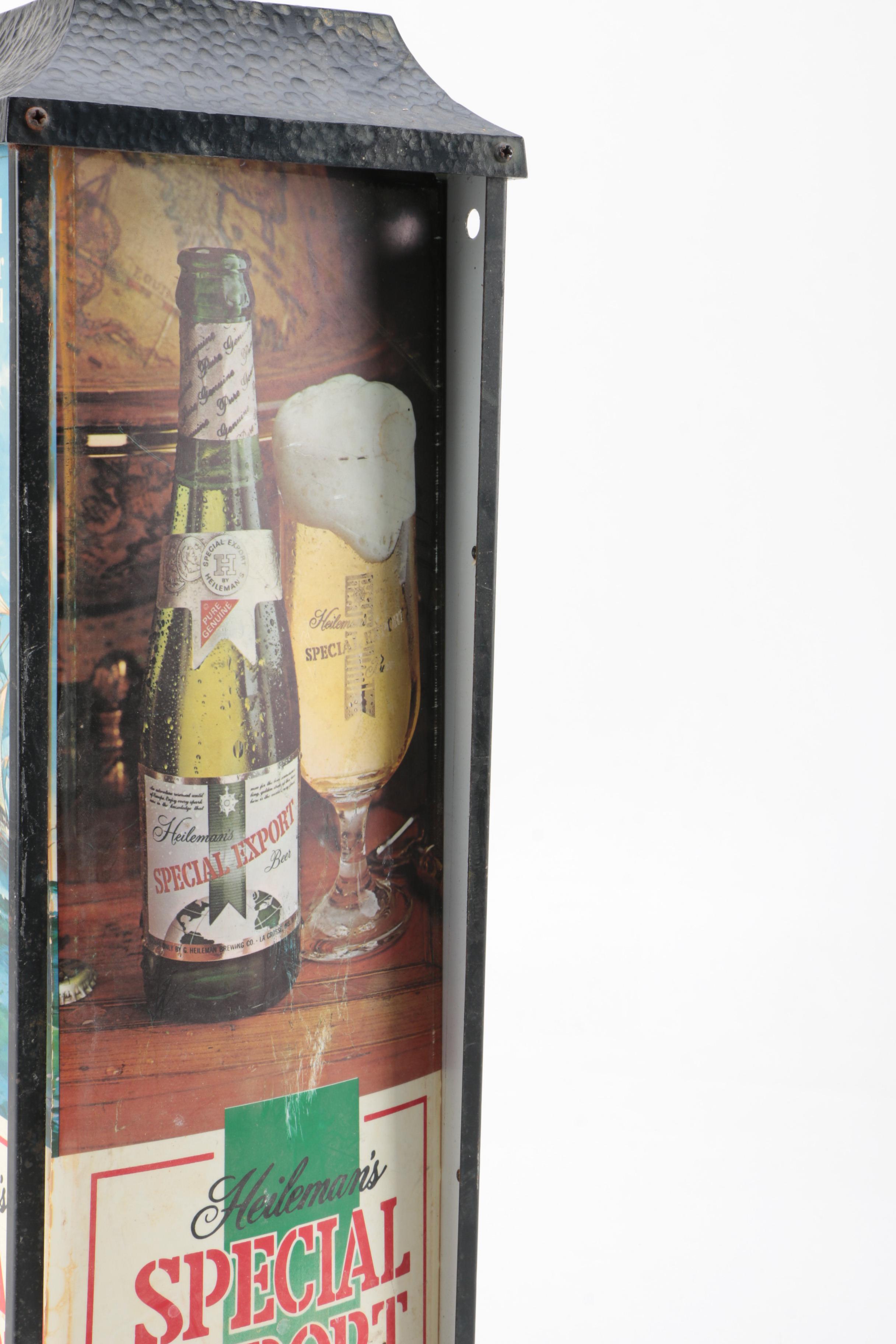 Heileman's Special Export Beer Advertising Sign