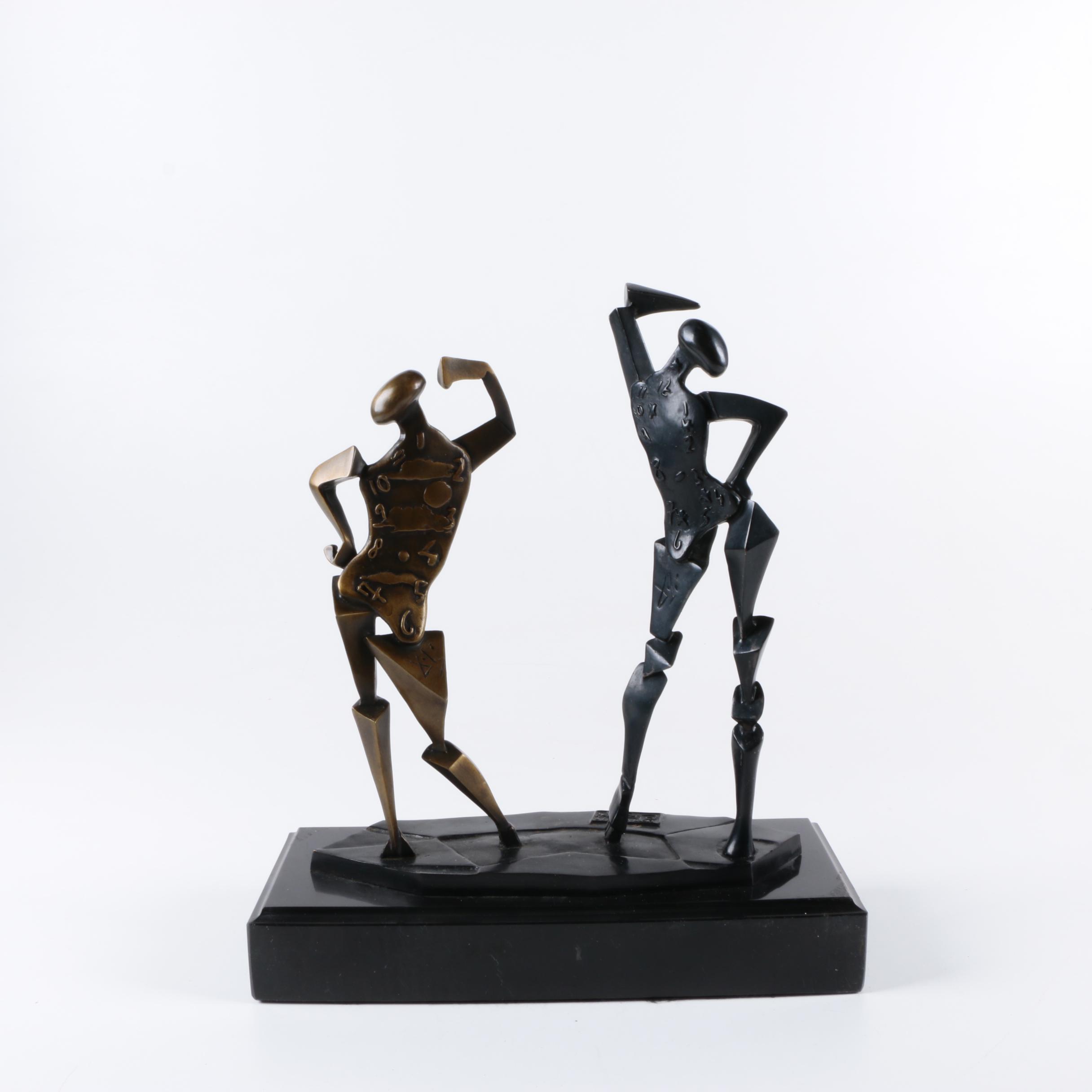 Salvador Dali Limited Edition Bronze Sculpture "Night and Day"
