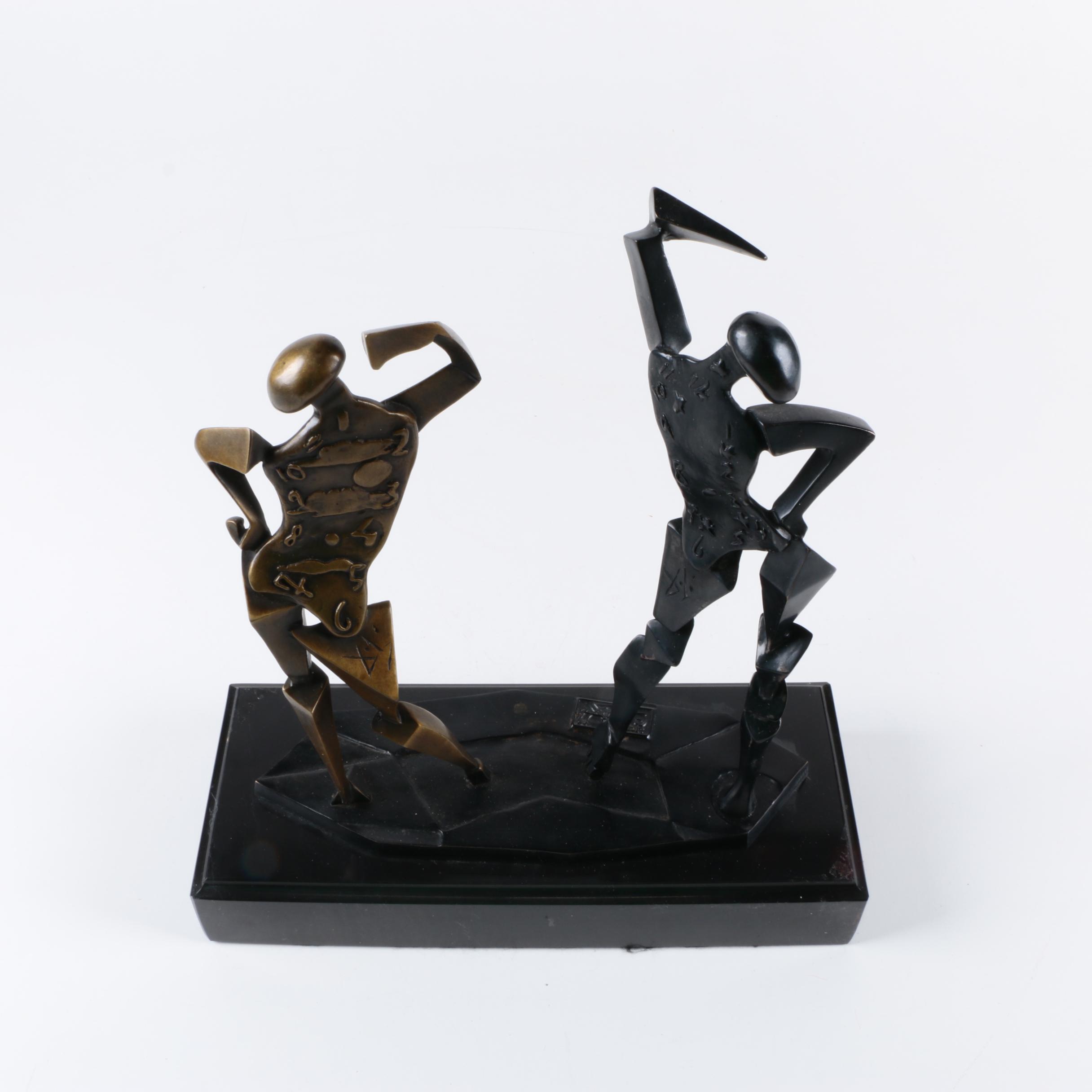 Salvador Dali Limited Edition Bronze Sculpture "Night and Day"