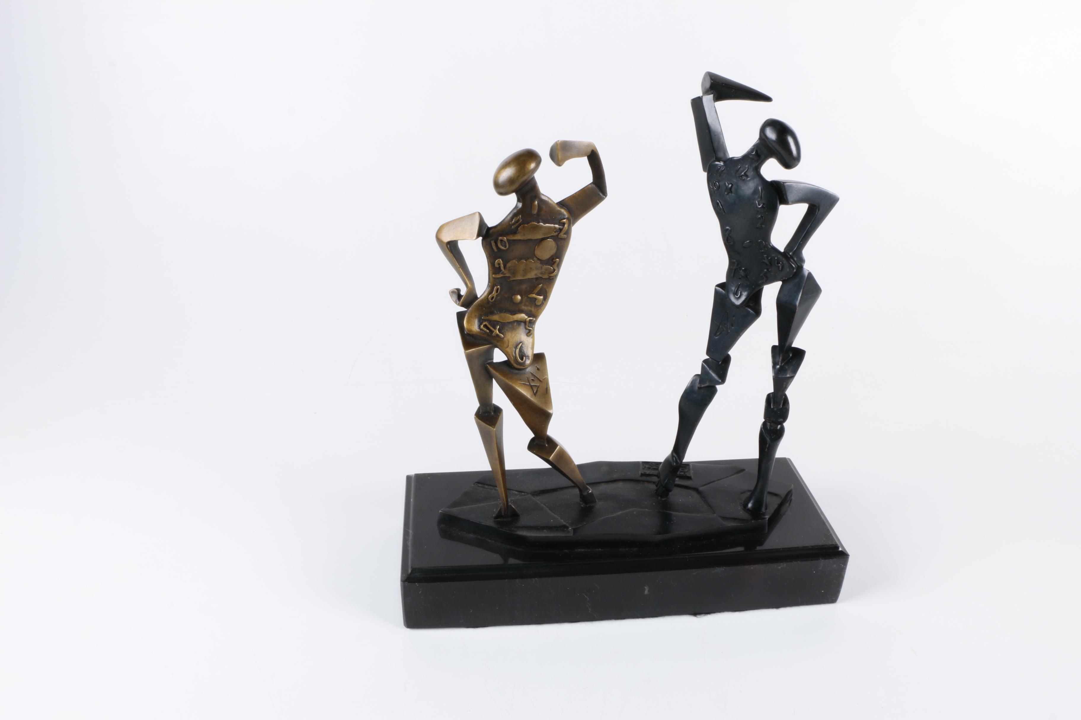 Salvador Dali Limited Edition Bronze Sculpture "Night and Day"