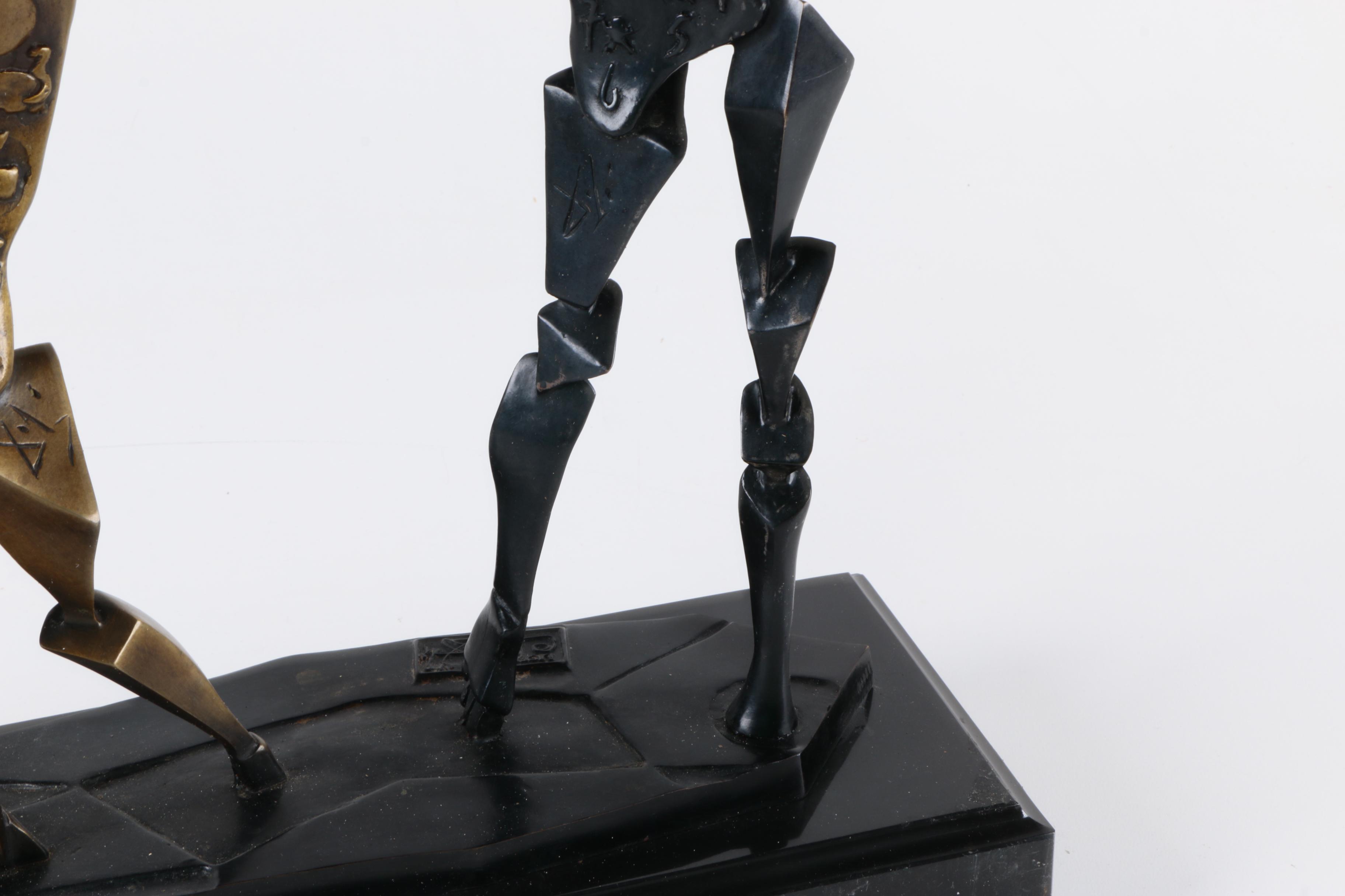 Salvador Dali Limited Edition Bronze Sculpture "Night and Day"