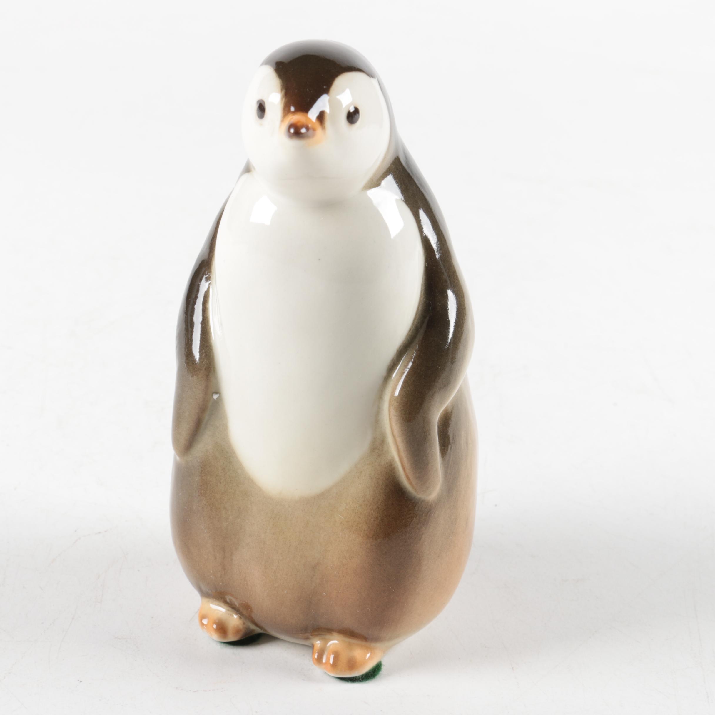 Porcelain Animal Figurines Featuring The Royal Factory of Lomonosov