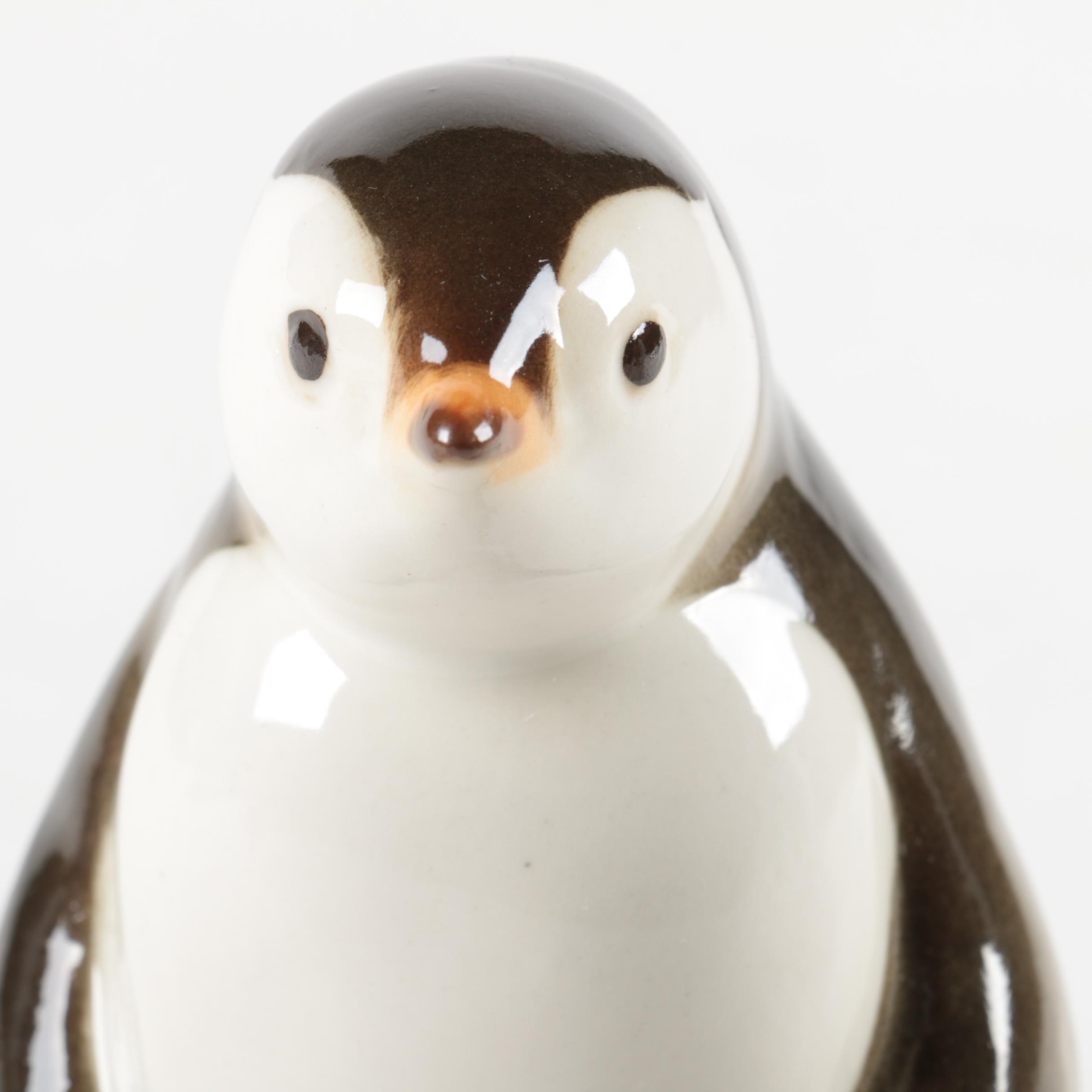 Porcelain Animal Figurines Featuring The Royal Factory of Lomonosov