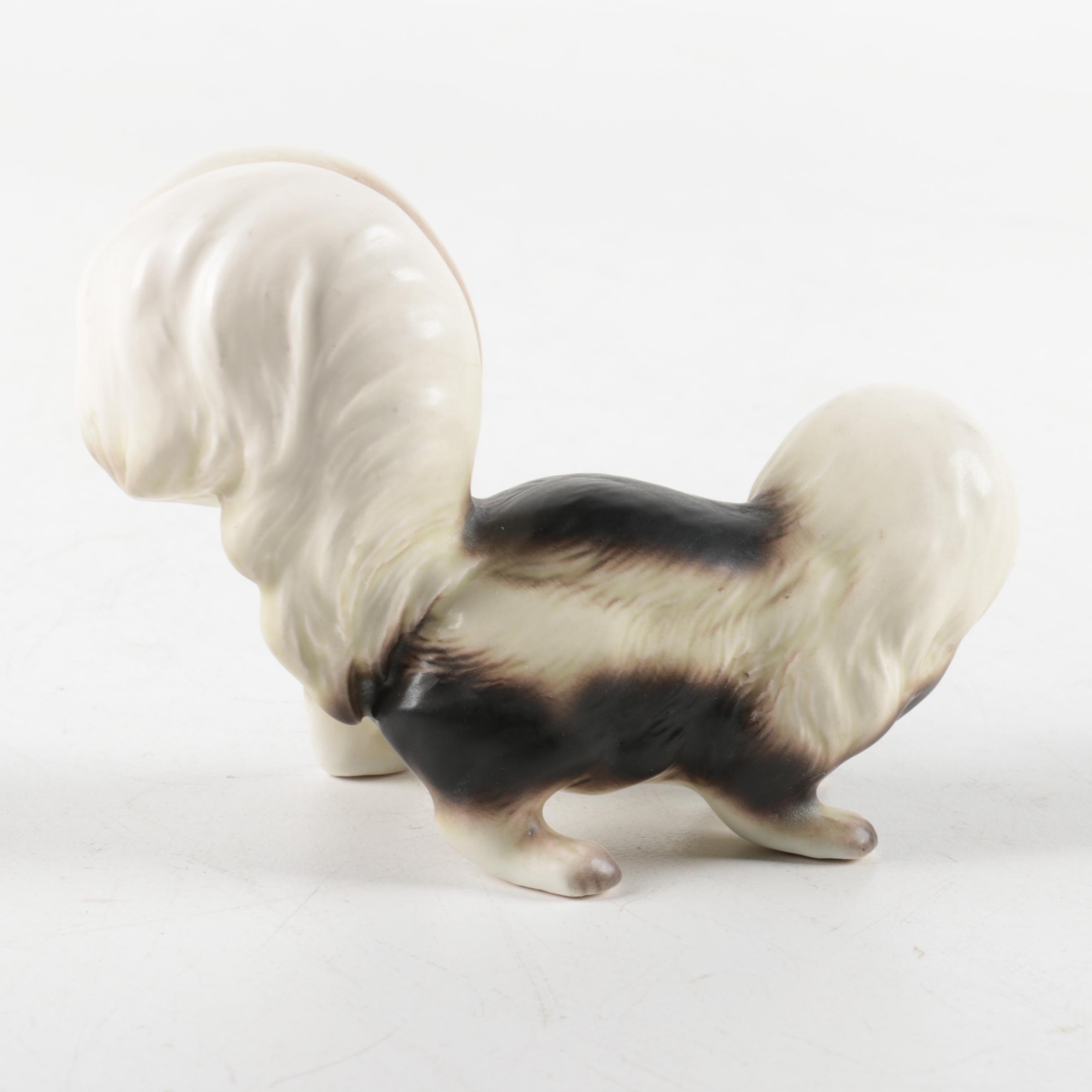 Porcelain Animal Figurines Featuring The Royal Factory of Lomonosov