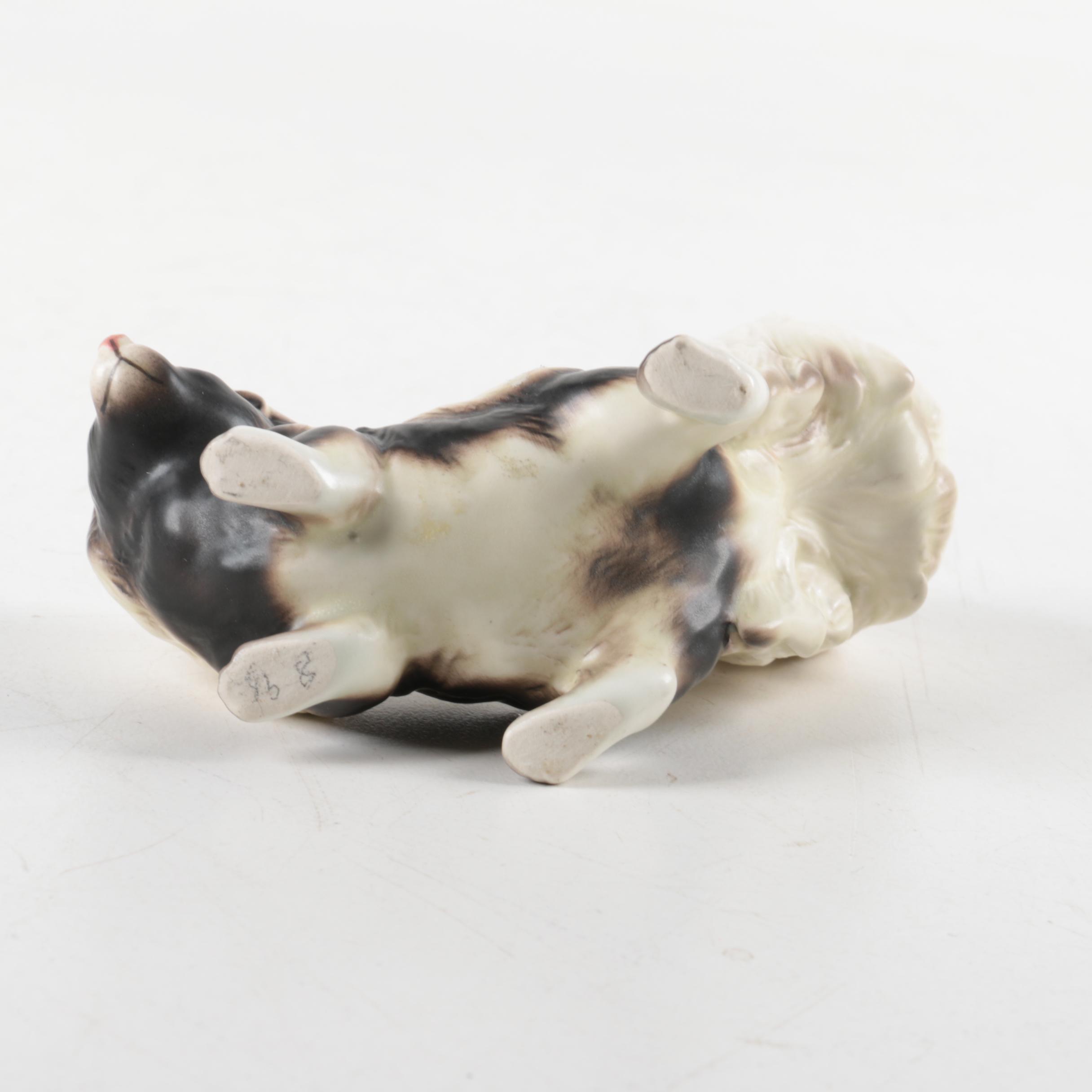 Porcelain Animal Figurines Featuring The Royal Factory of Lomonosov