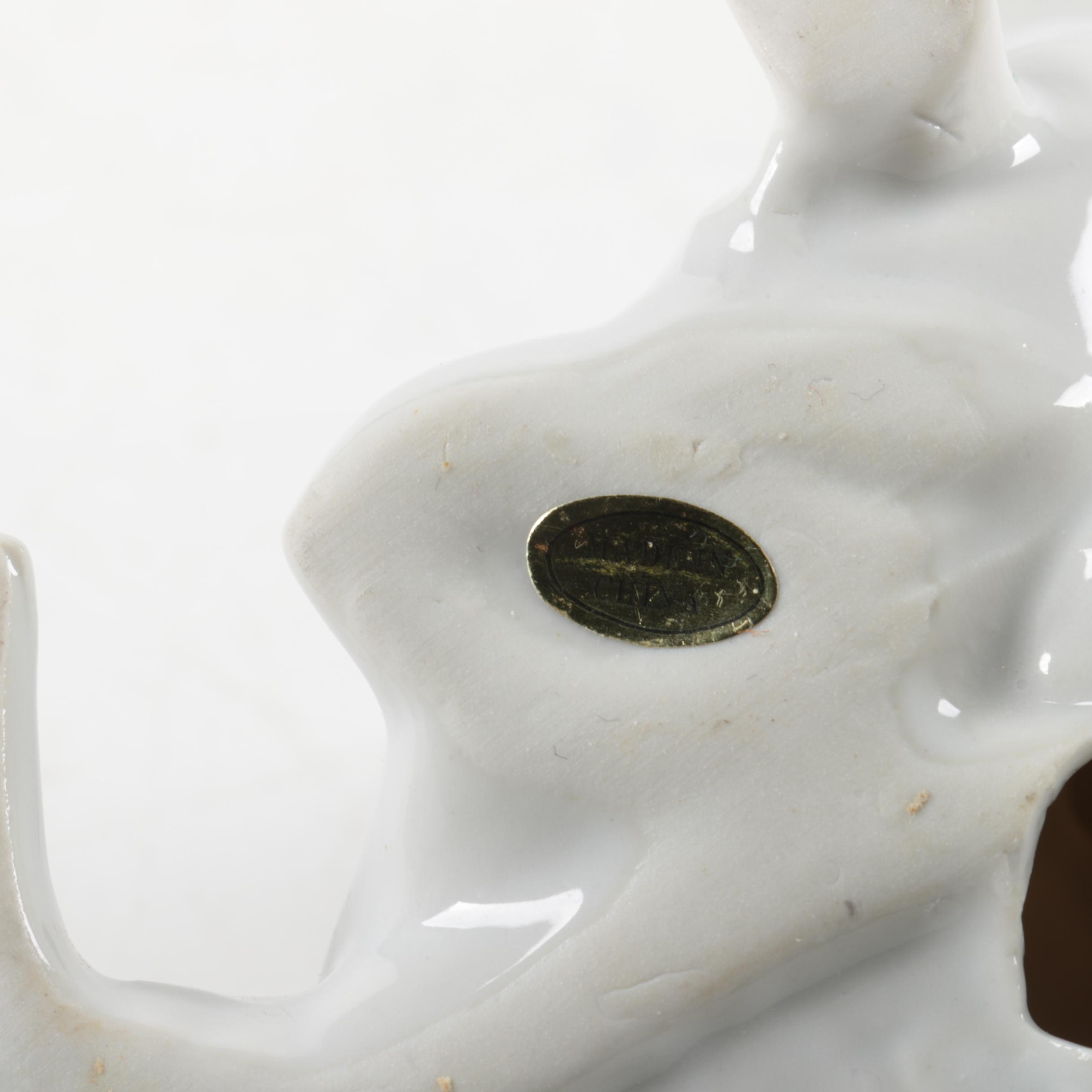 Porcelain Animal Figurines Featuring The Royal Factory of Lomonosov