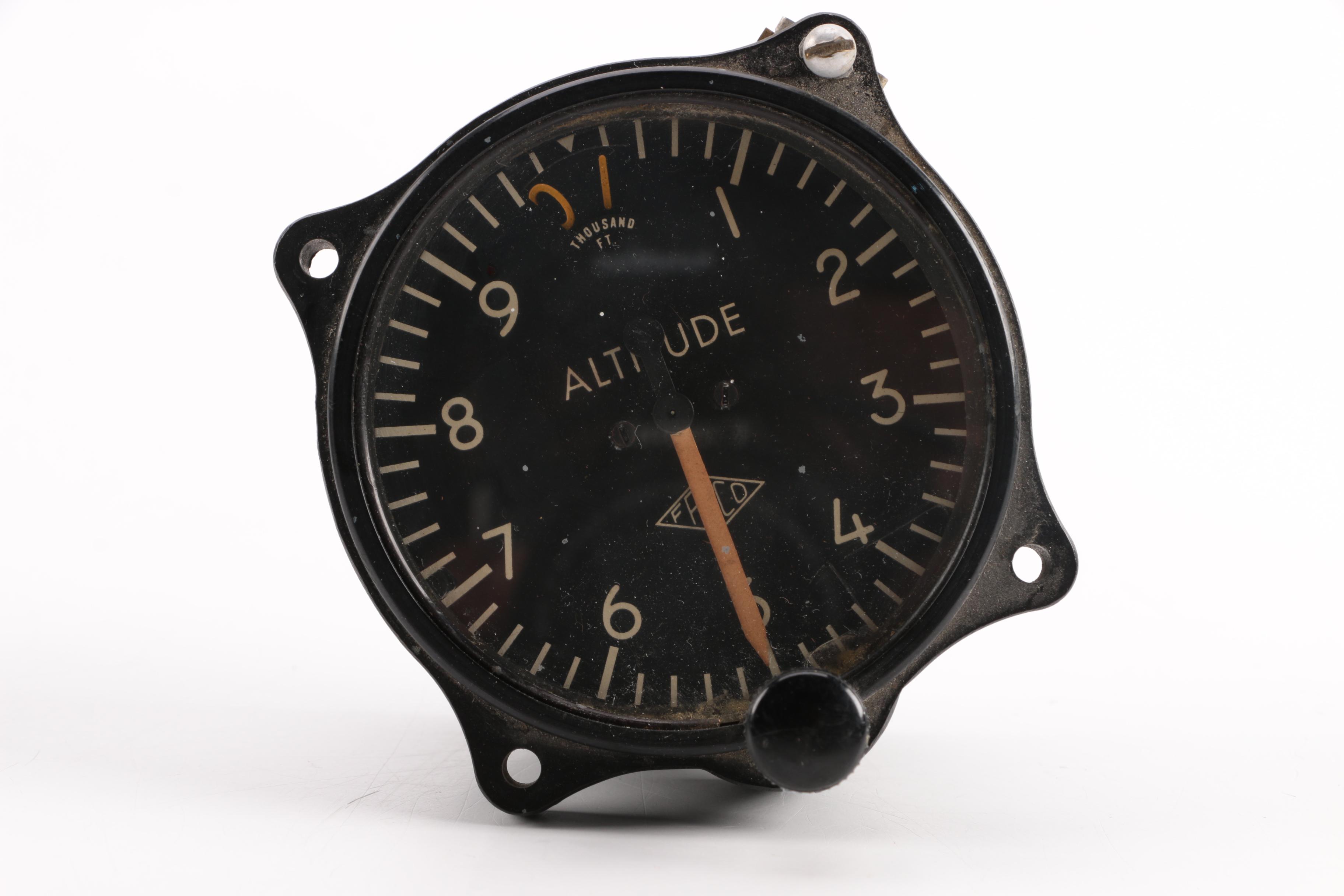 Vintage Airplane Gauges