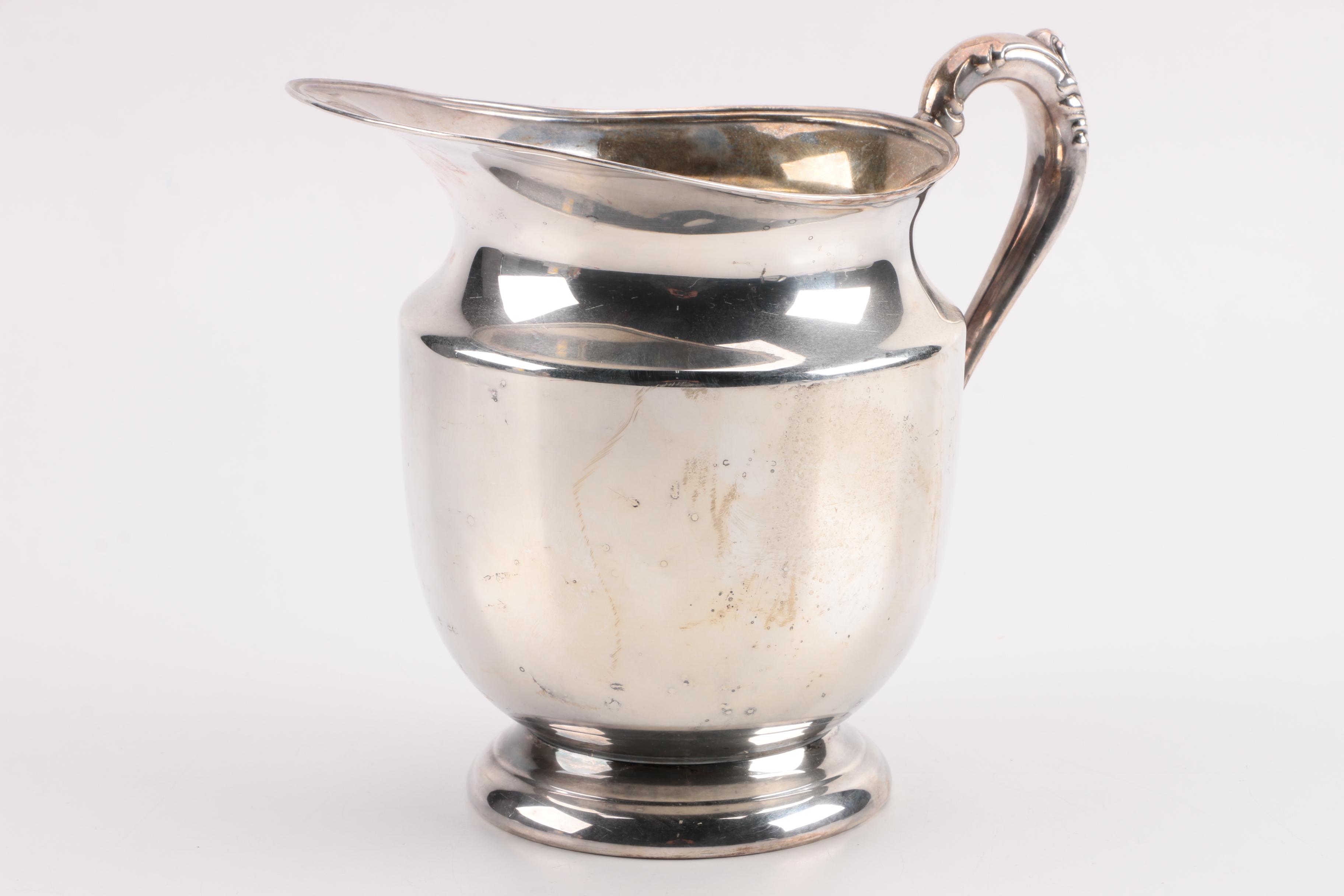 F.B. Rogers Silver Plate Water Pitcher