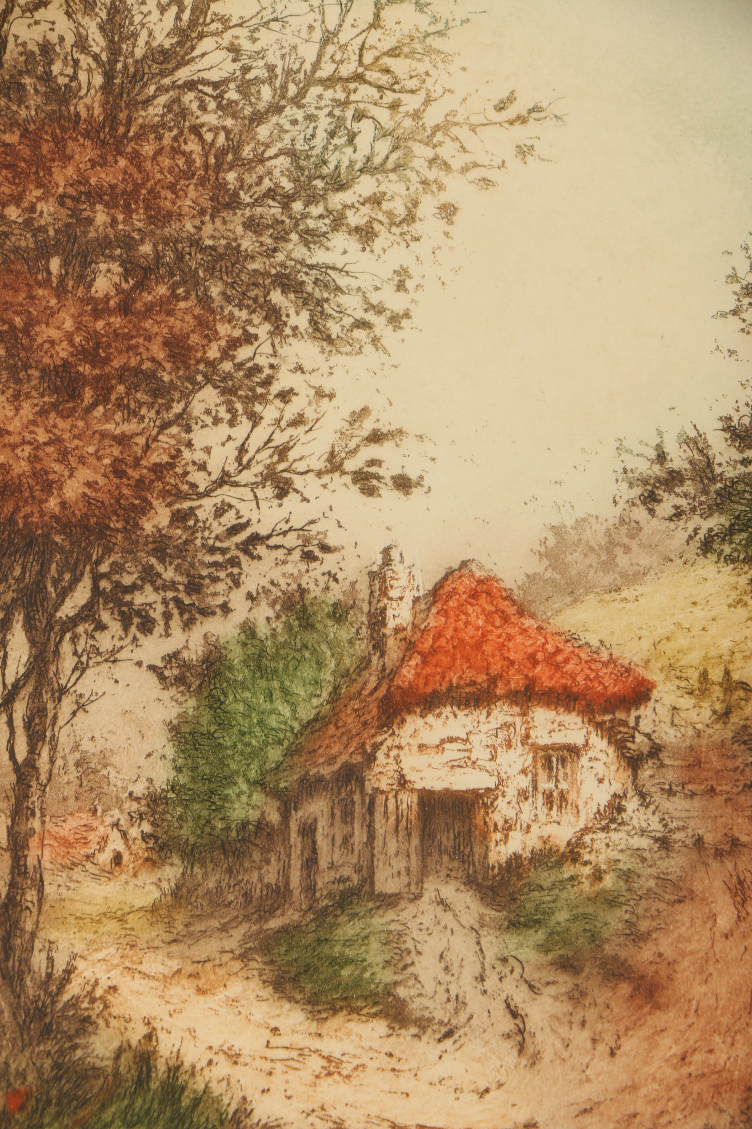 Camilla Lucas Etching on Paper "Le Tournaut"