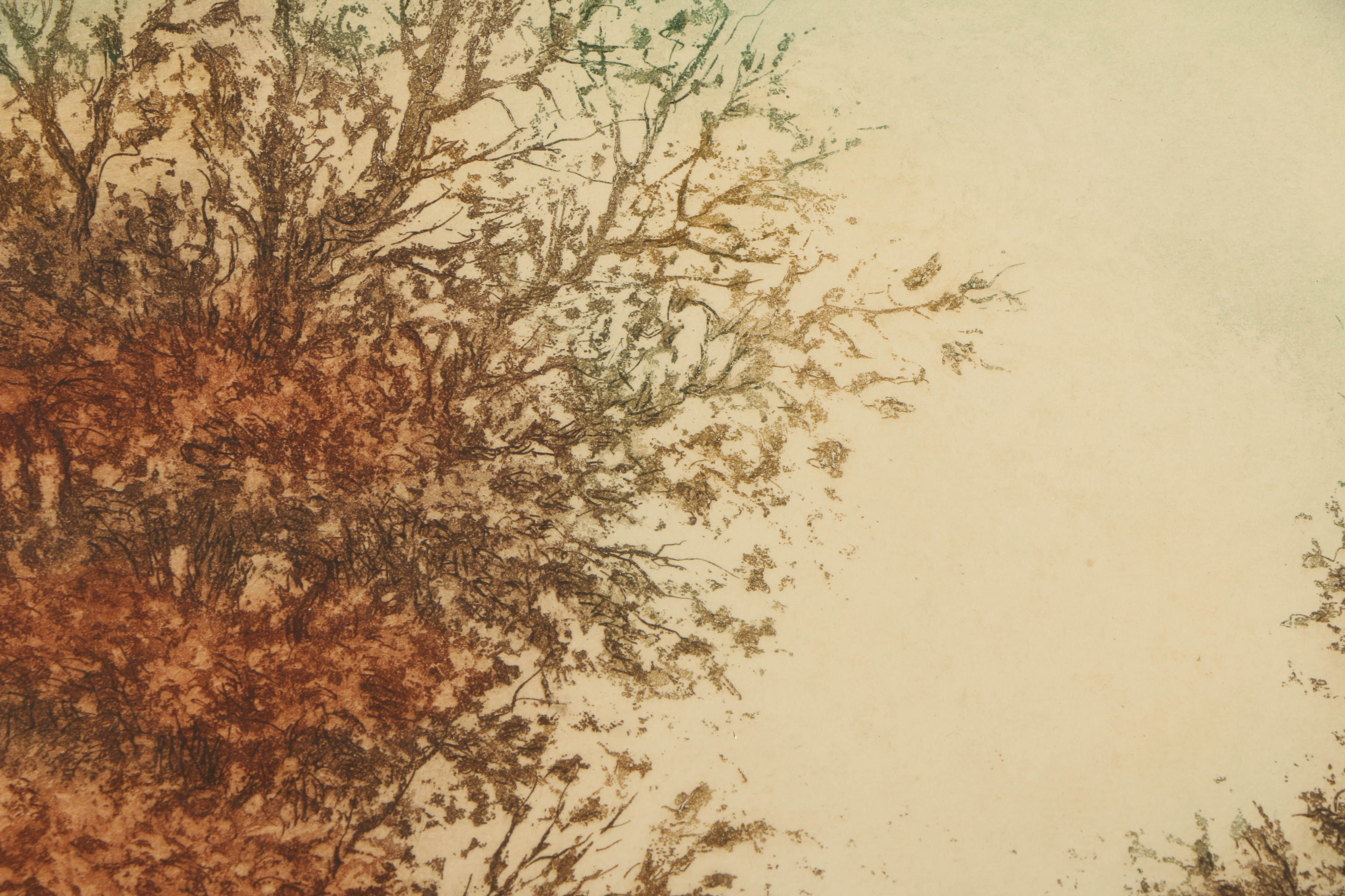 Camilla Lucas Etching on Paper "Le Tournaut"