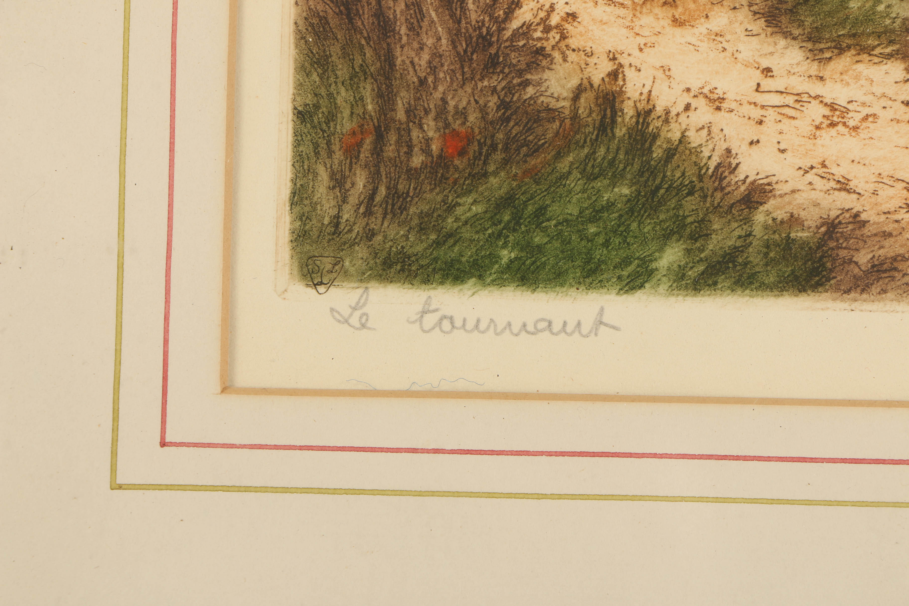 Camilla Lucas Etching on Paper "Le Tournaut"