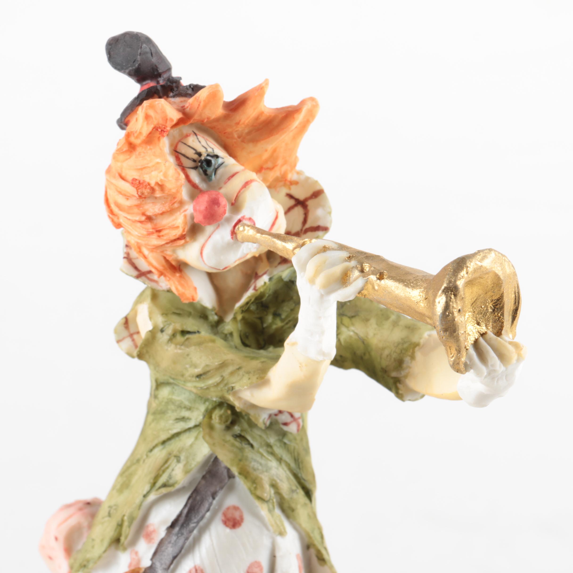 Ceramic Clown Figurine