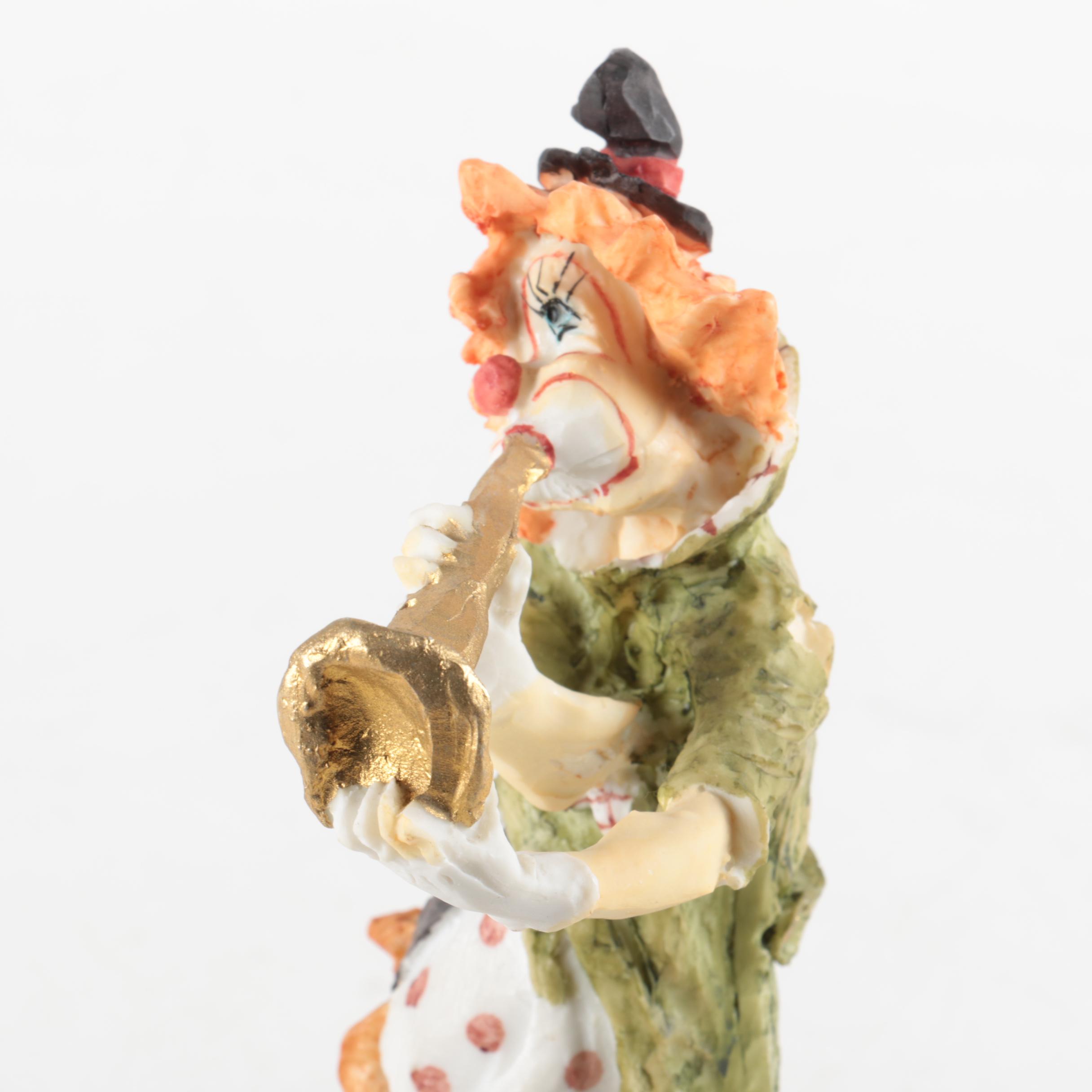 Ceramic Clown Figurine