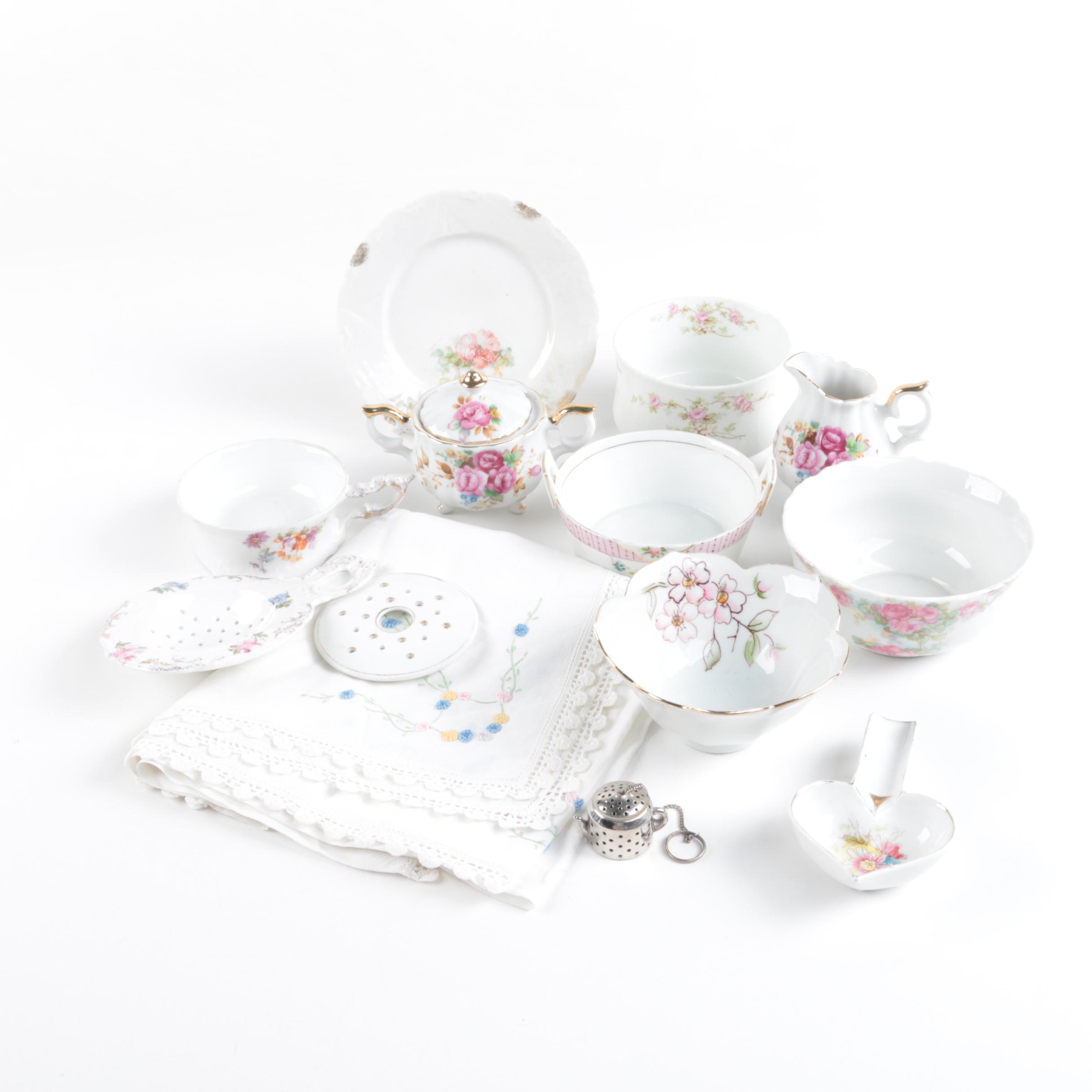 Vintage Porcelain Tableware Including Noritake