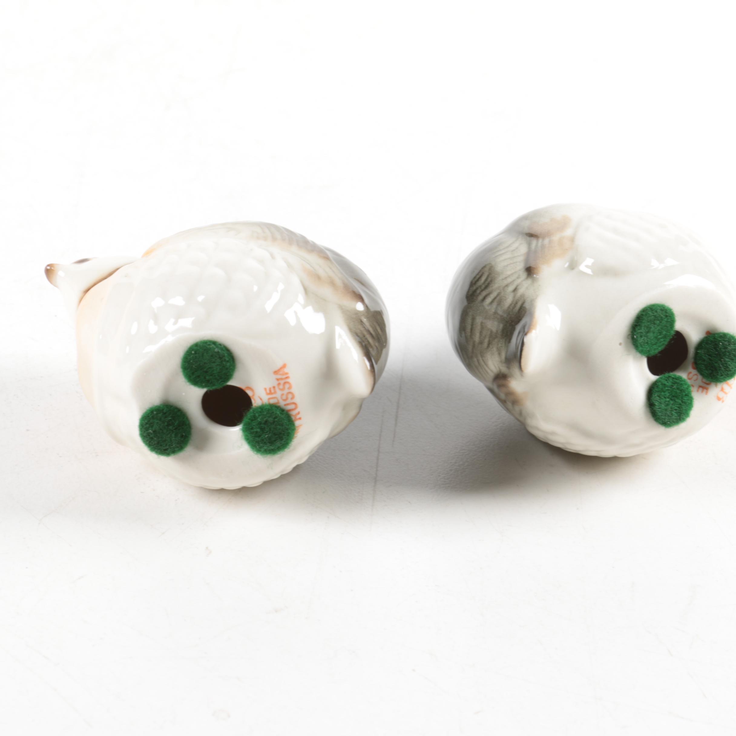 Porcelain Bird Figurines